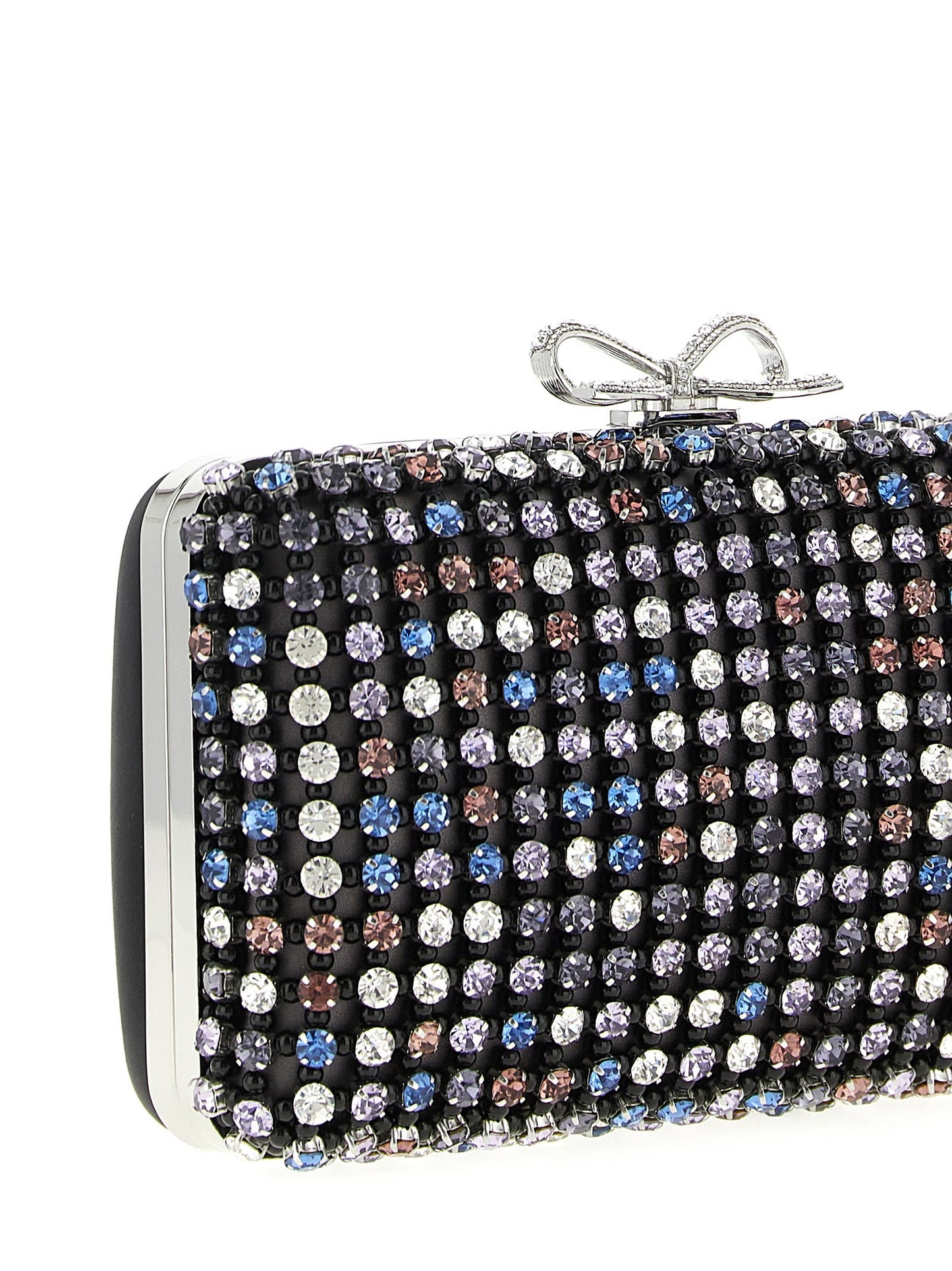 Self Portrait Women 'Multi Crystal Chainmail' Clutch