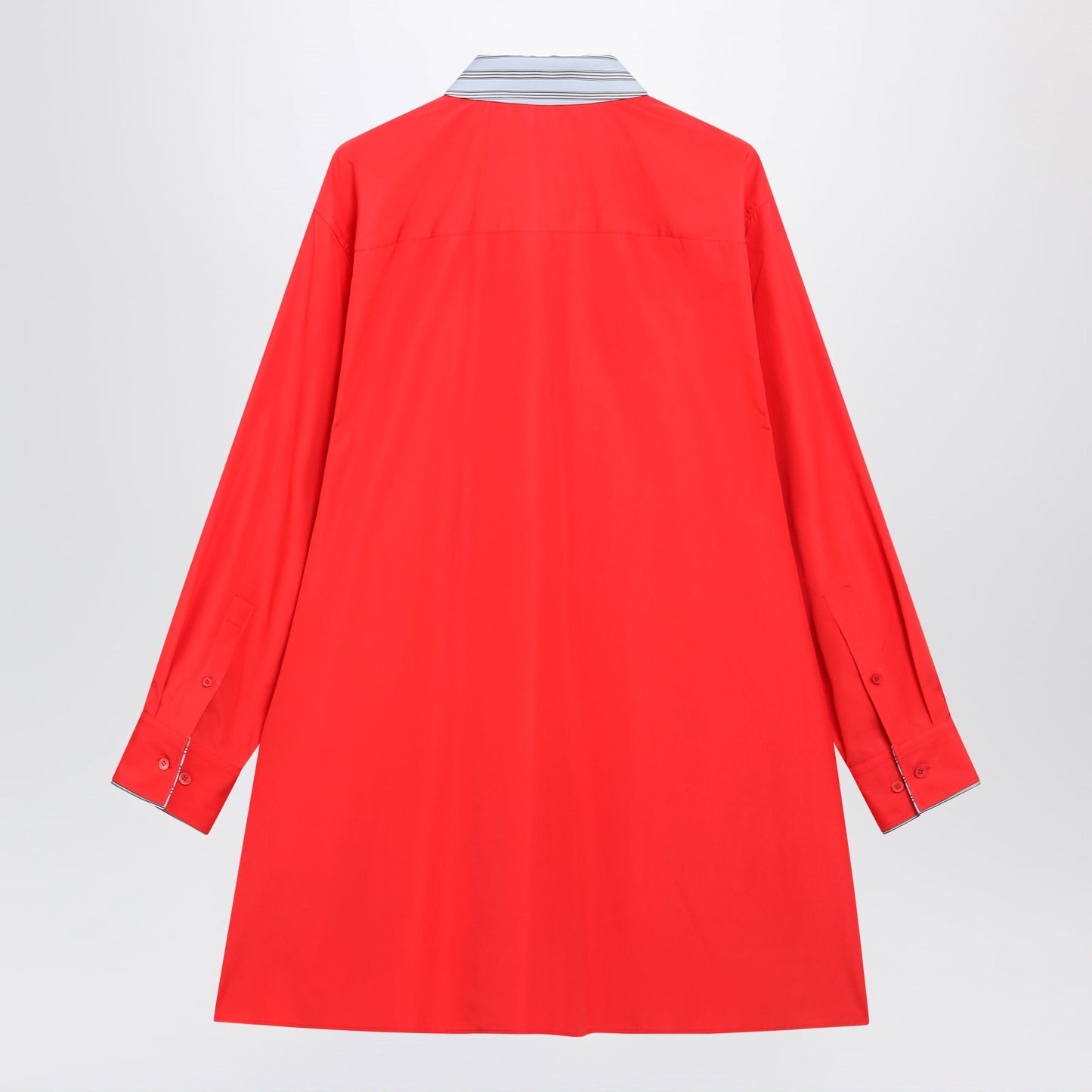 Loewe Red Cotton Shirt Dress Women