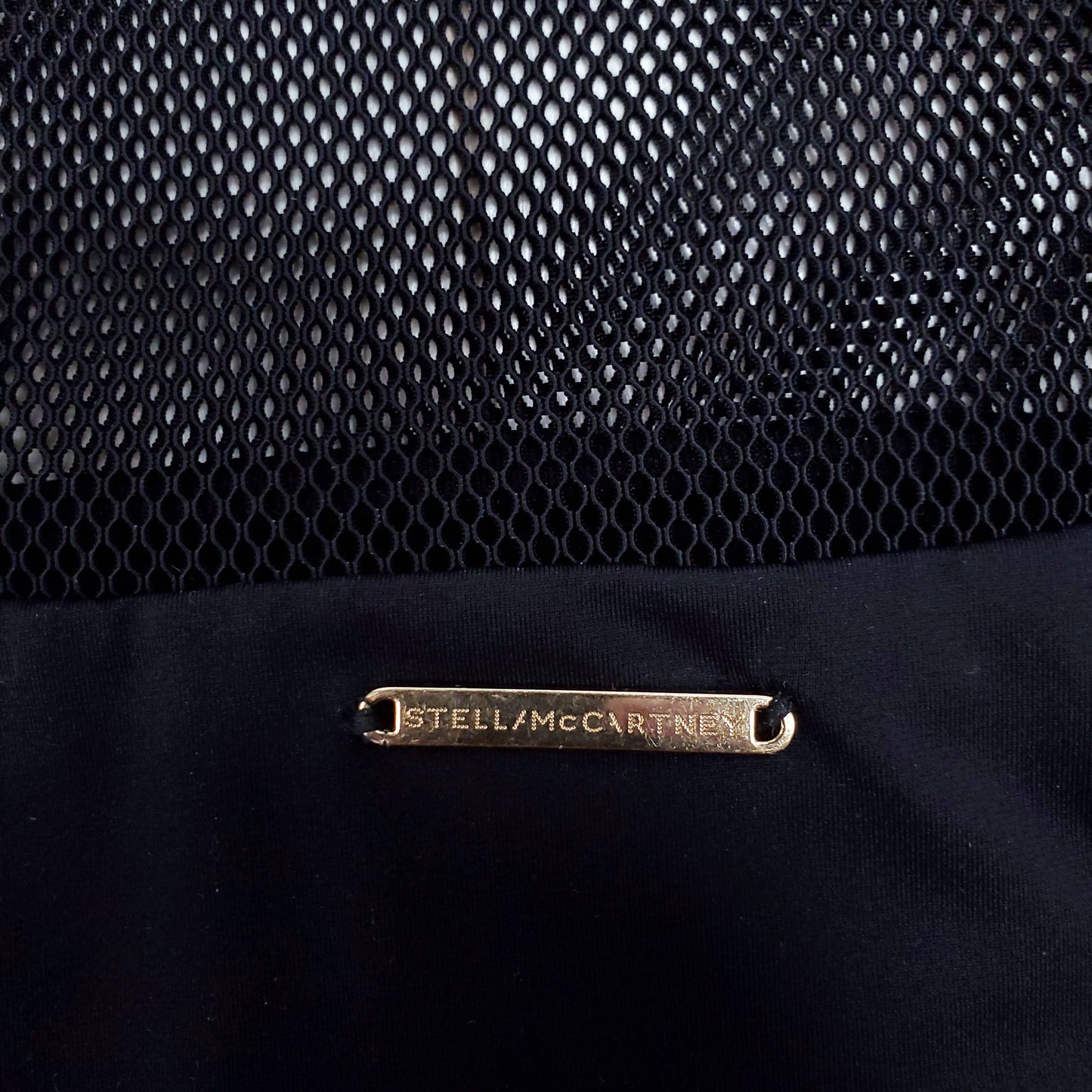 STELLA MCCARTNEY BLACK MESH SWIMSUIT - SIZE XS