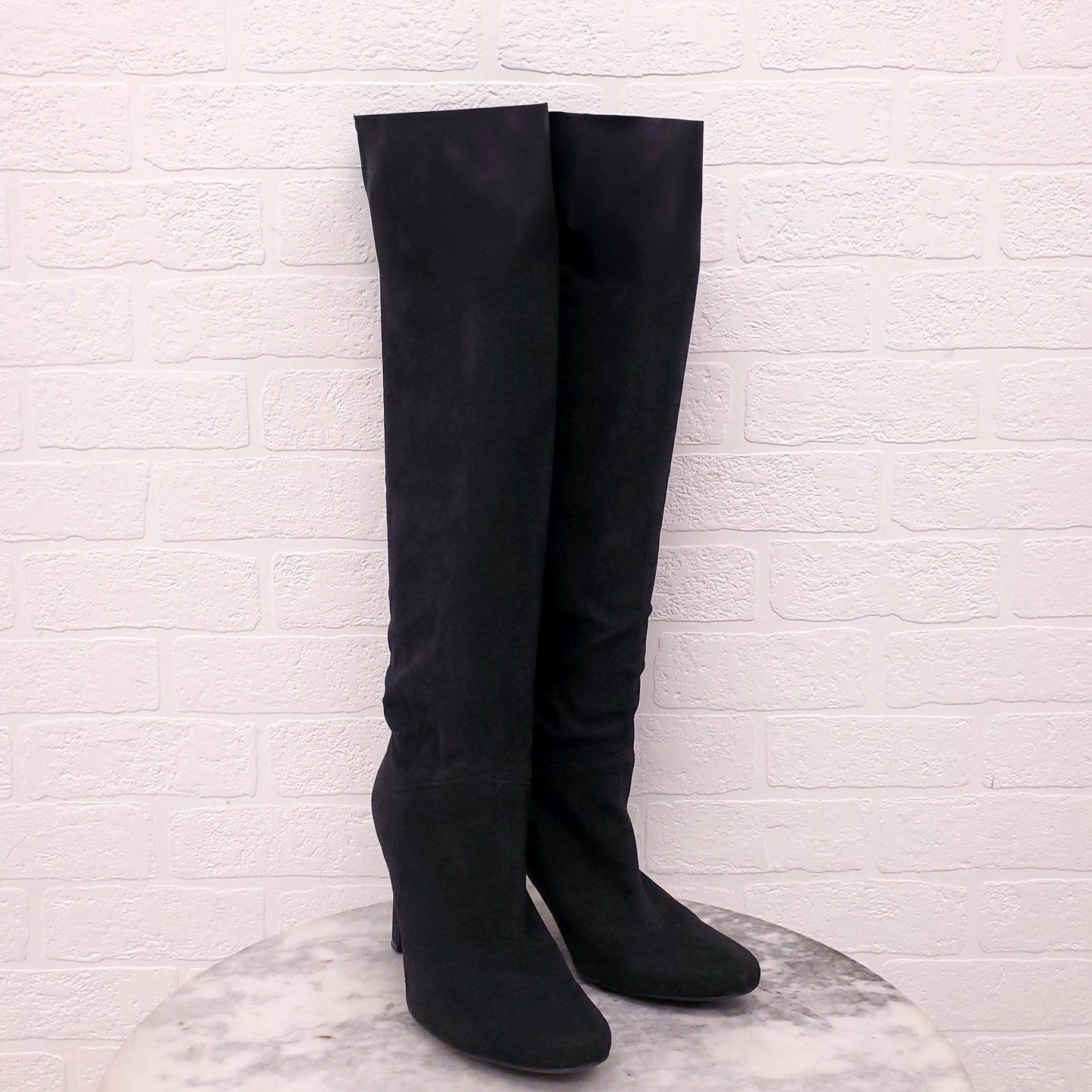STELLA MCCARTNEY VEGAN SUEDE BOOTS - SIZE 40