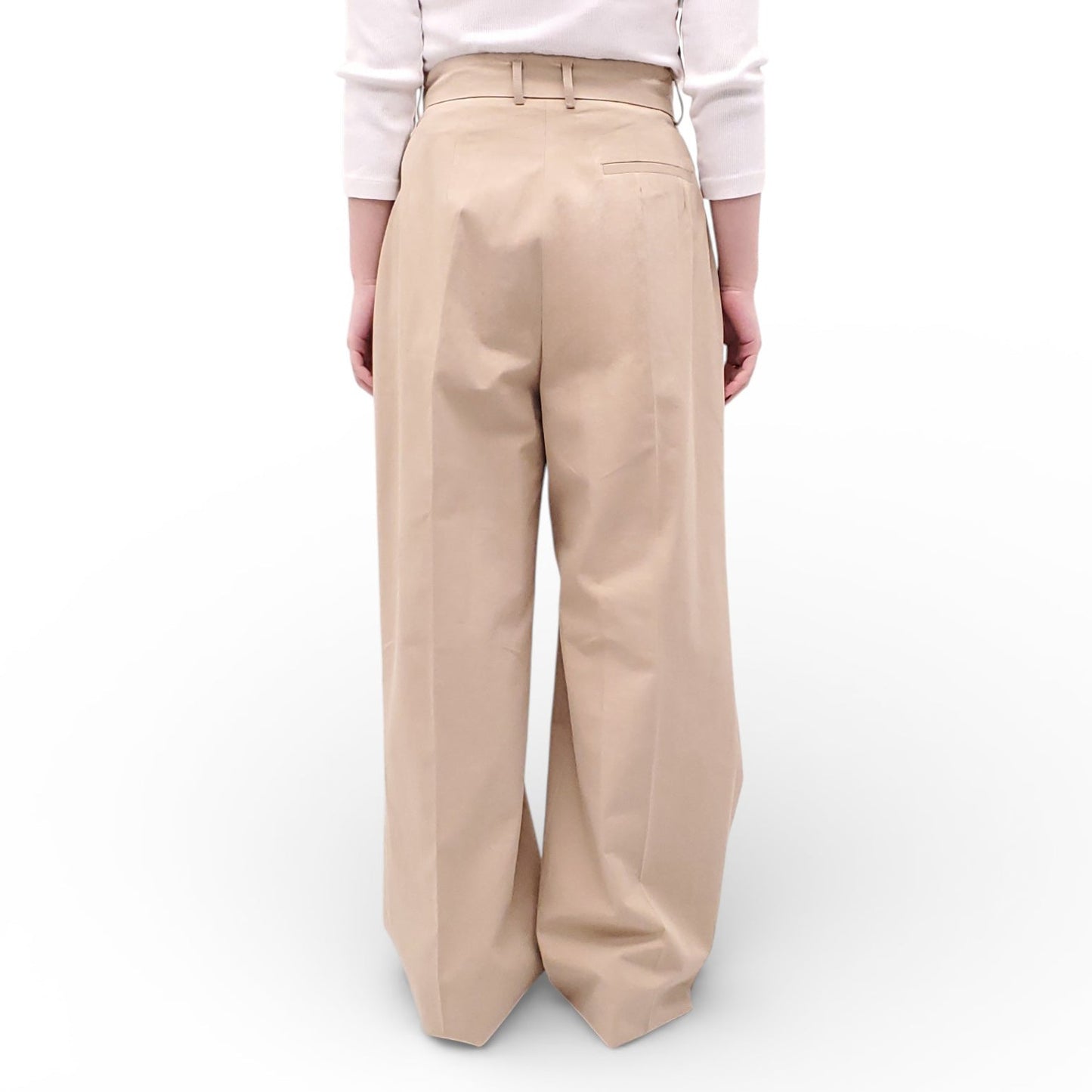 THE FRANKIE SHOP PLEATED TROUSERS - SIZE S