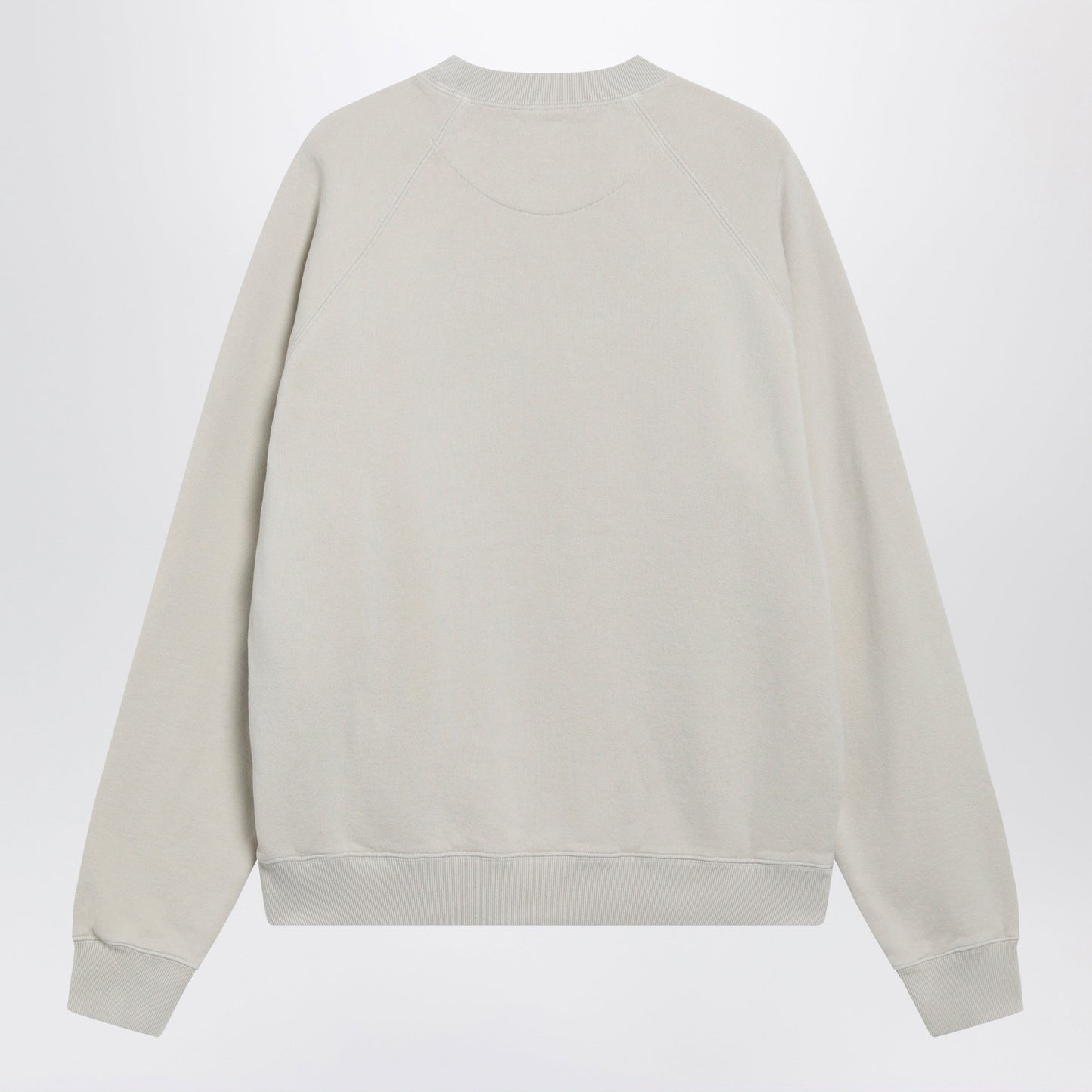 Prada Talc-Colored Cotton Fleece Sweatshirt Men