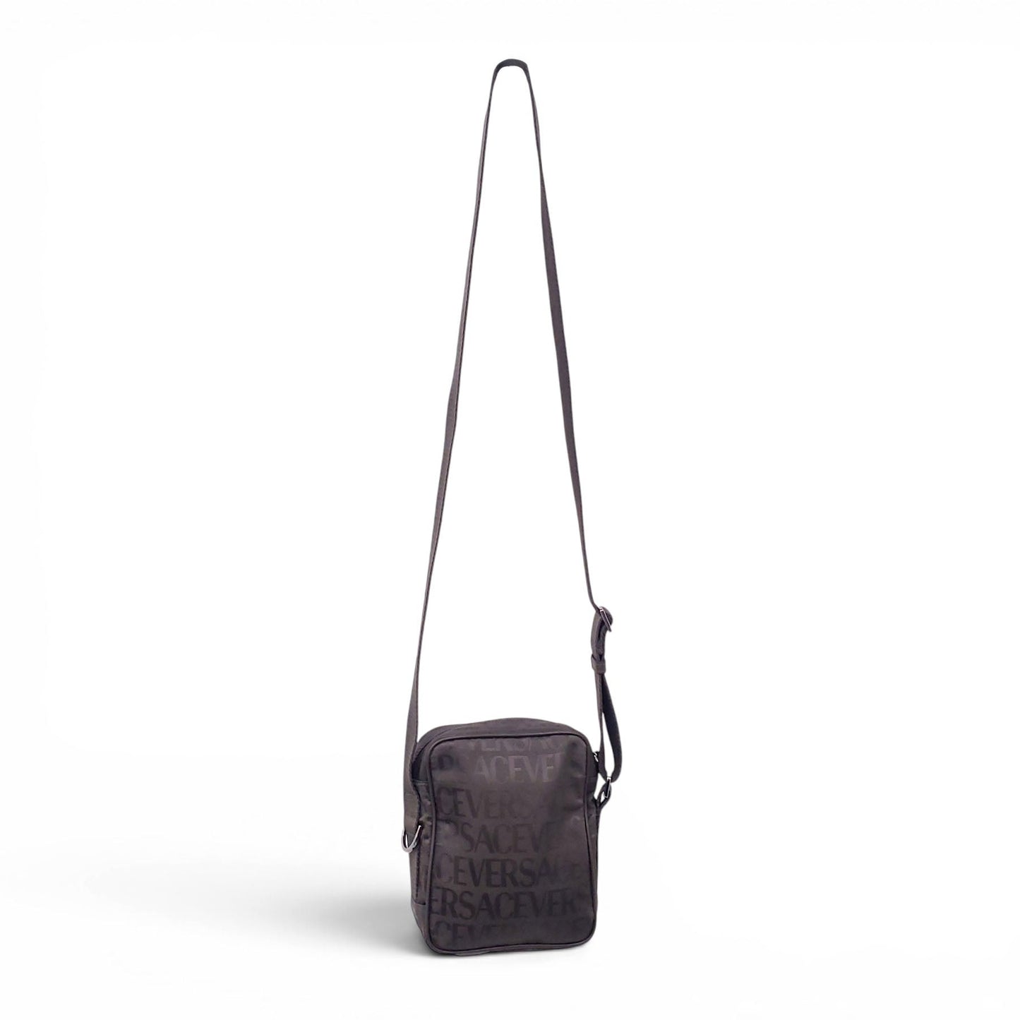 VERSACE GREEN MONOGRAM CROSSBODY BAG