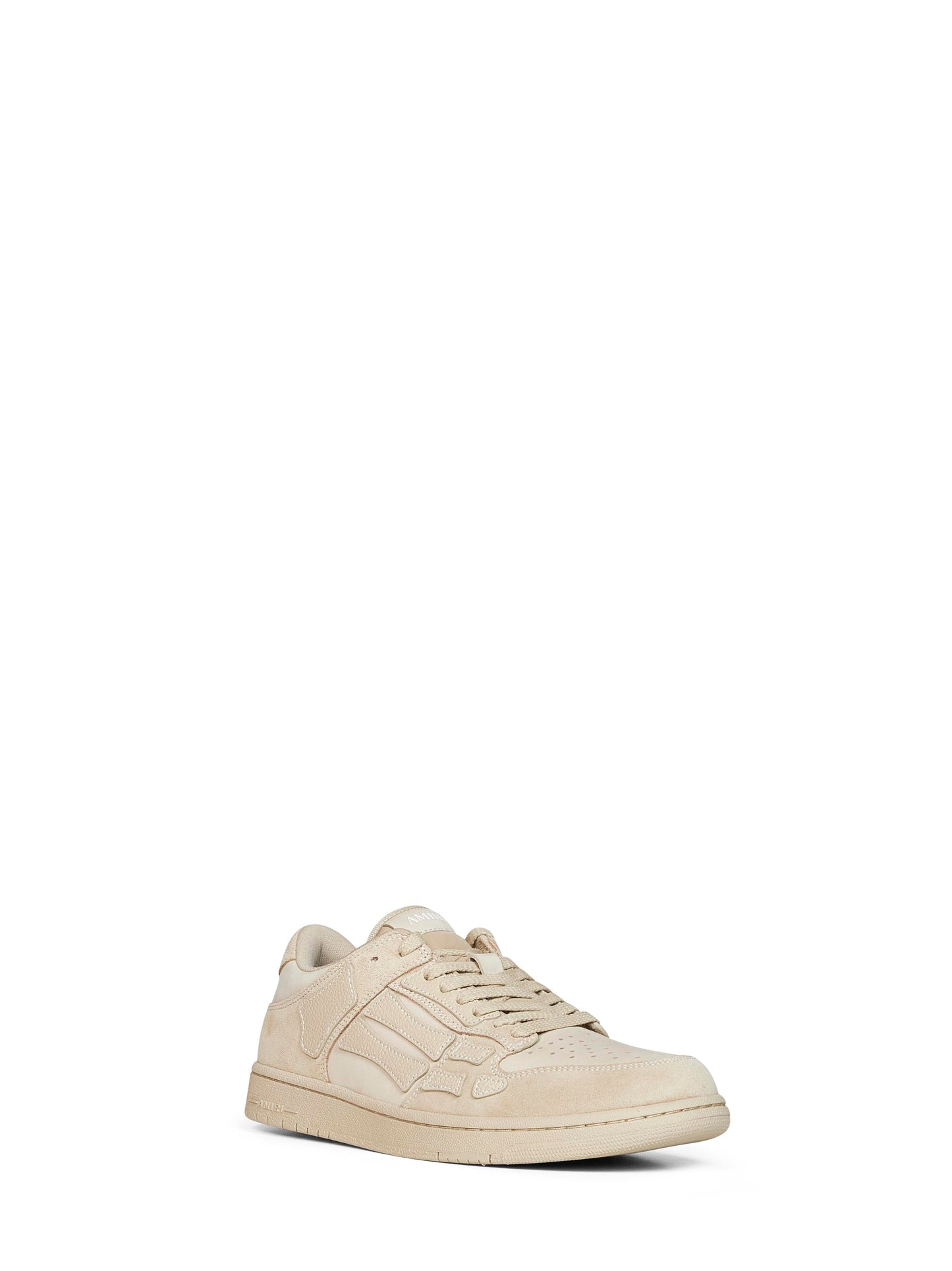 Amiri Men Alabaster Suede Skel Top Low Sneakers