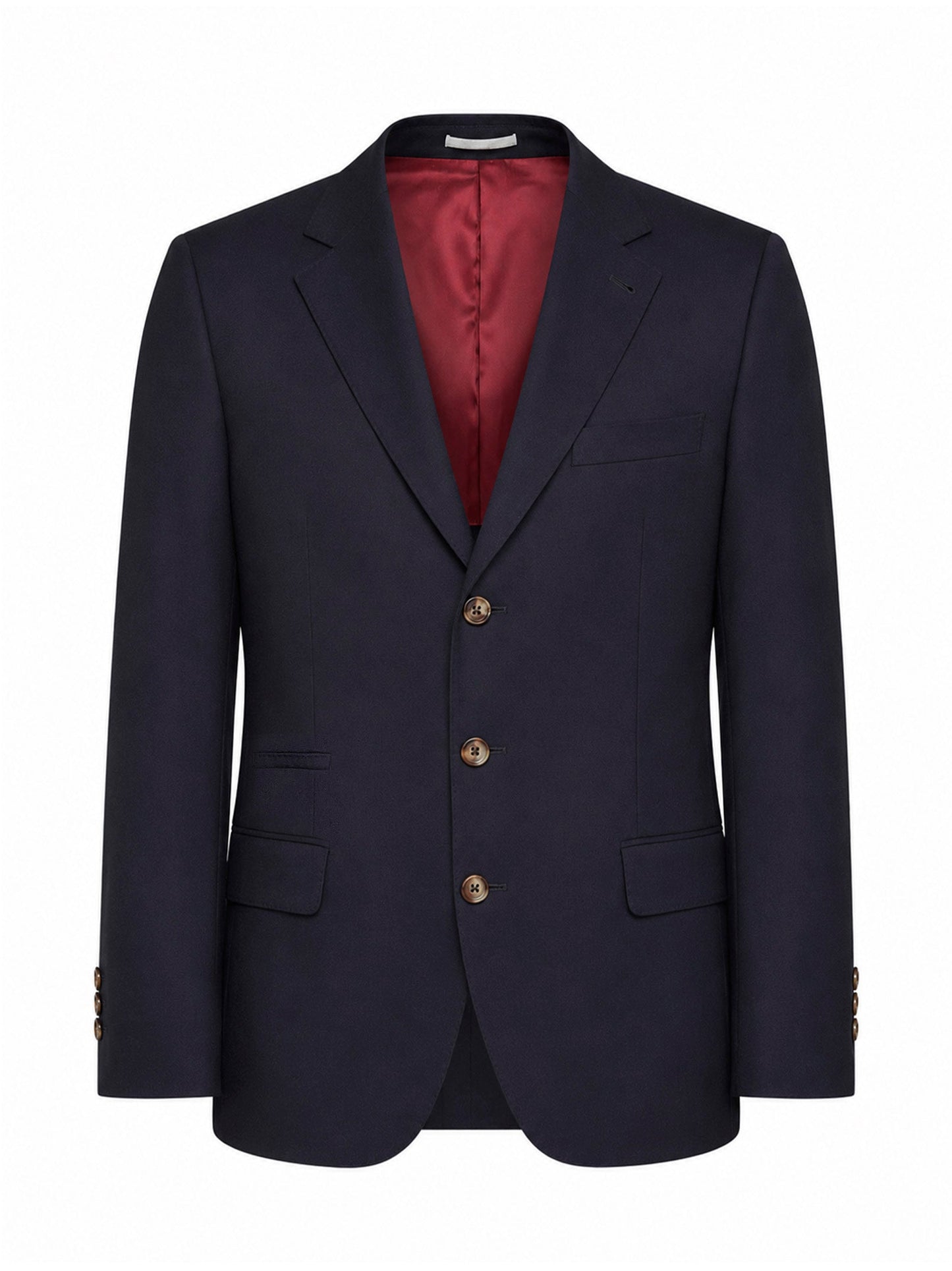 Brunello Cucinelli Men Blue Virgin Wool Flannel Deconstructed Blazer