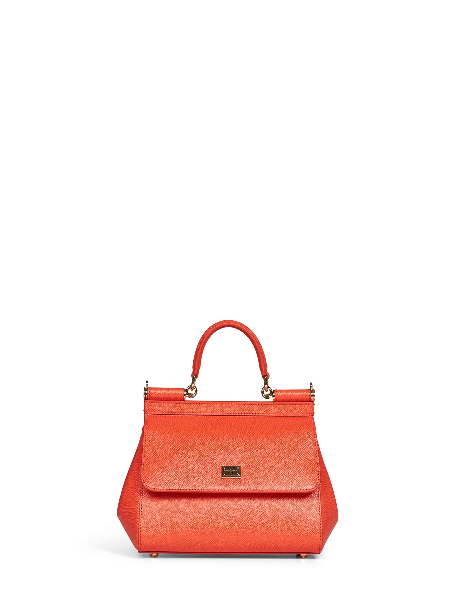 Dolce & Gabbana Women Orange Small Sicily Handbag