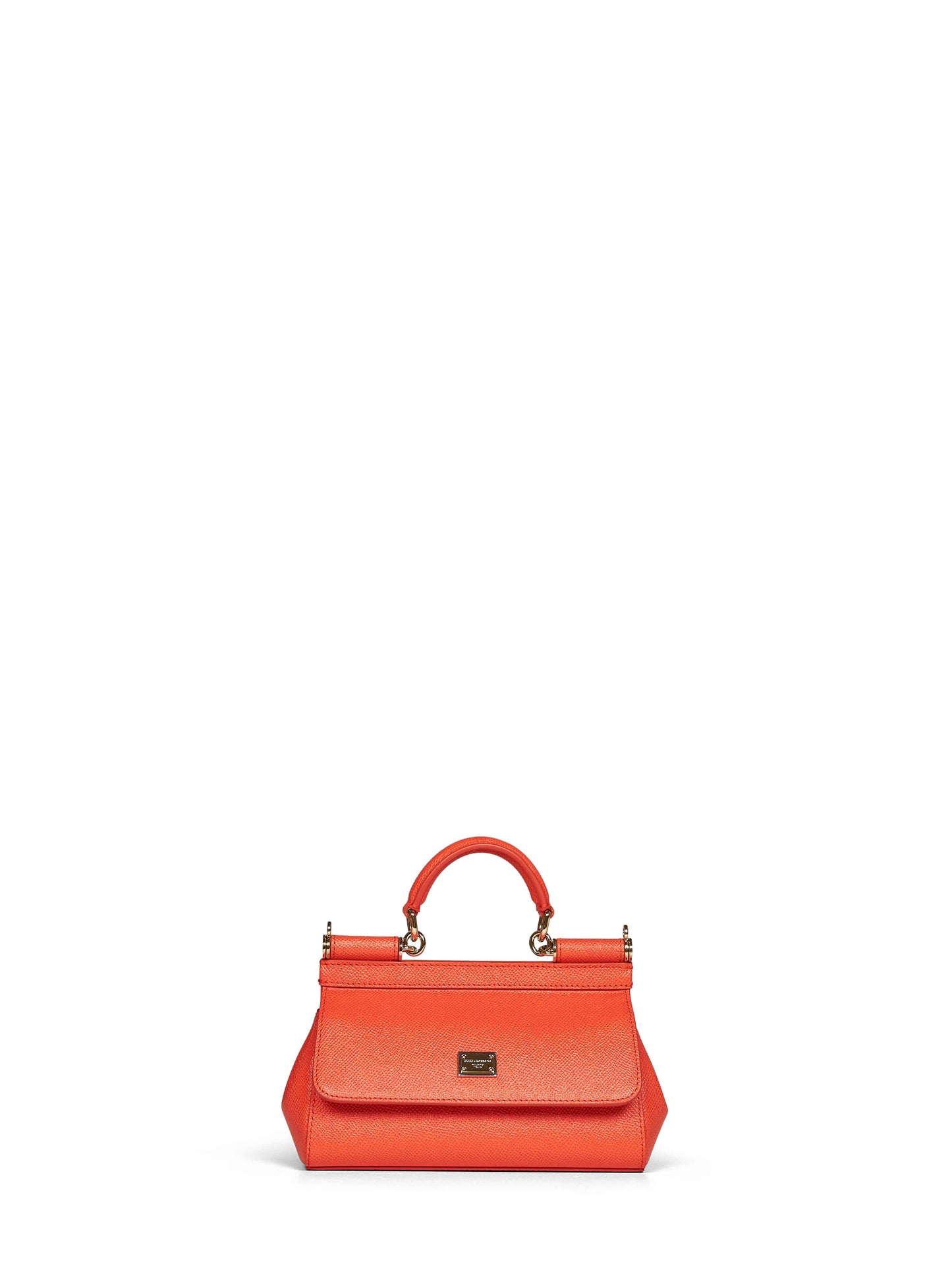 Dolce & Gabbana Women Orange Mini Sicily Handbag