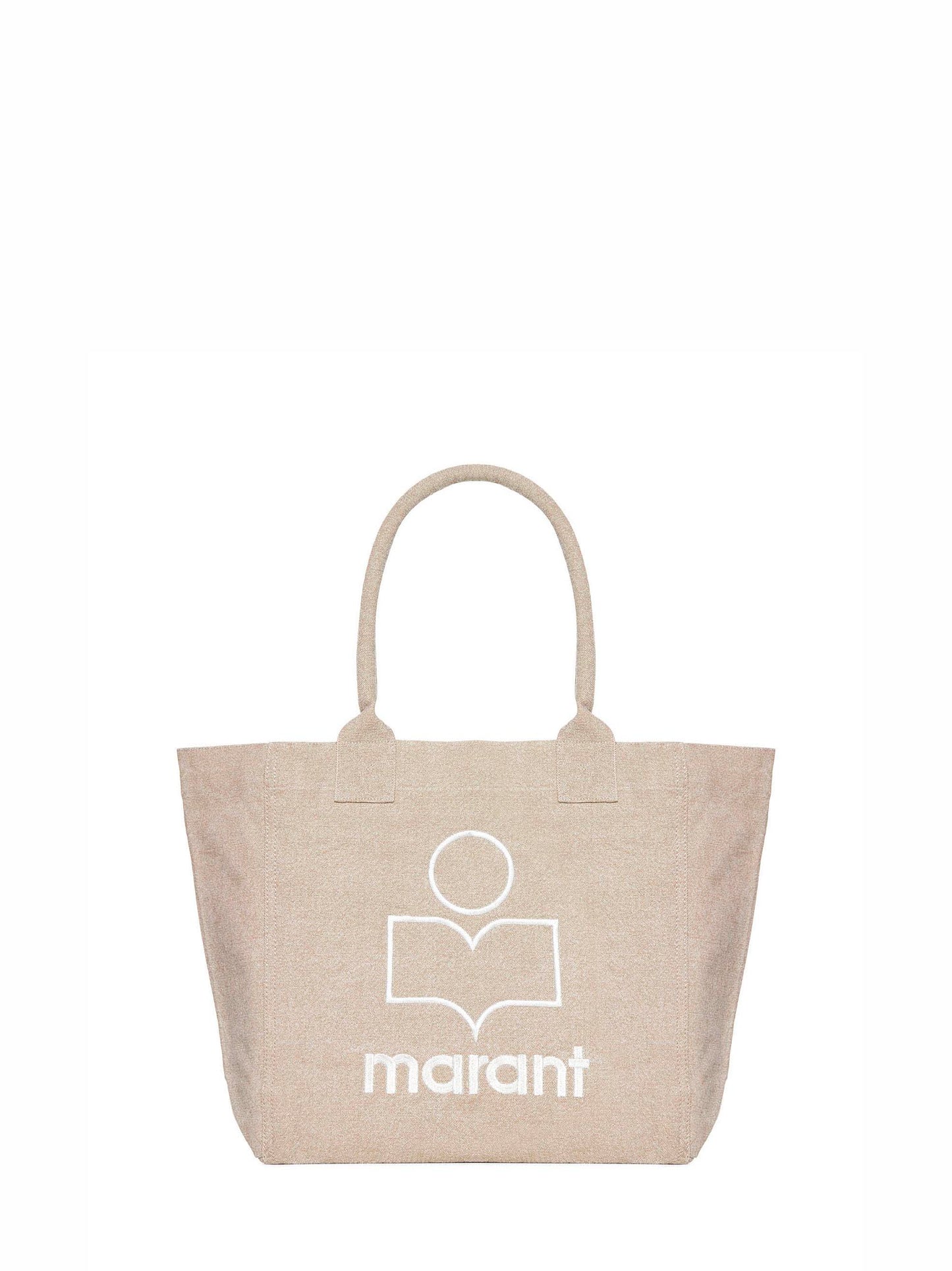 Isabel Marant Women Small Yenky Faded Cotton Bag With Logo