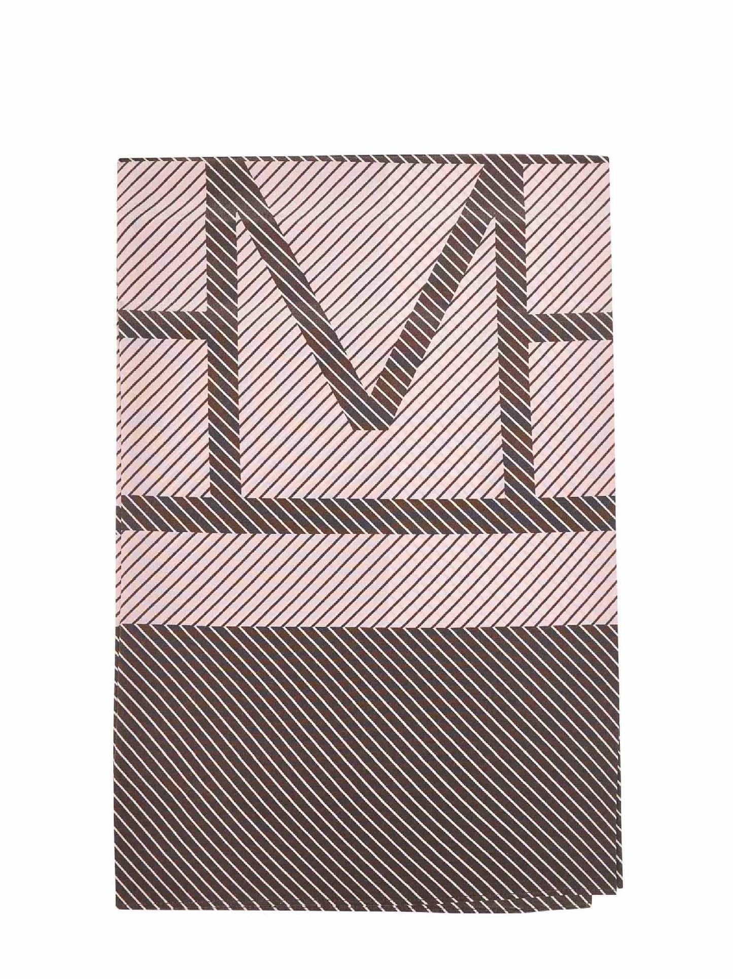Toteme Women Walnut Silk Centered Monogram Scarf