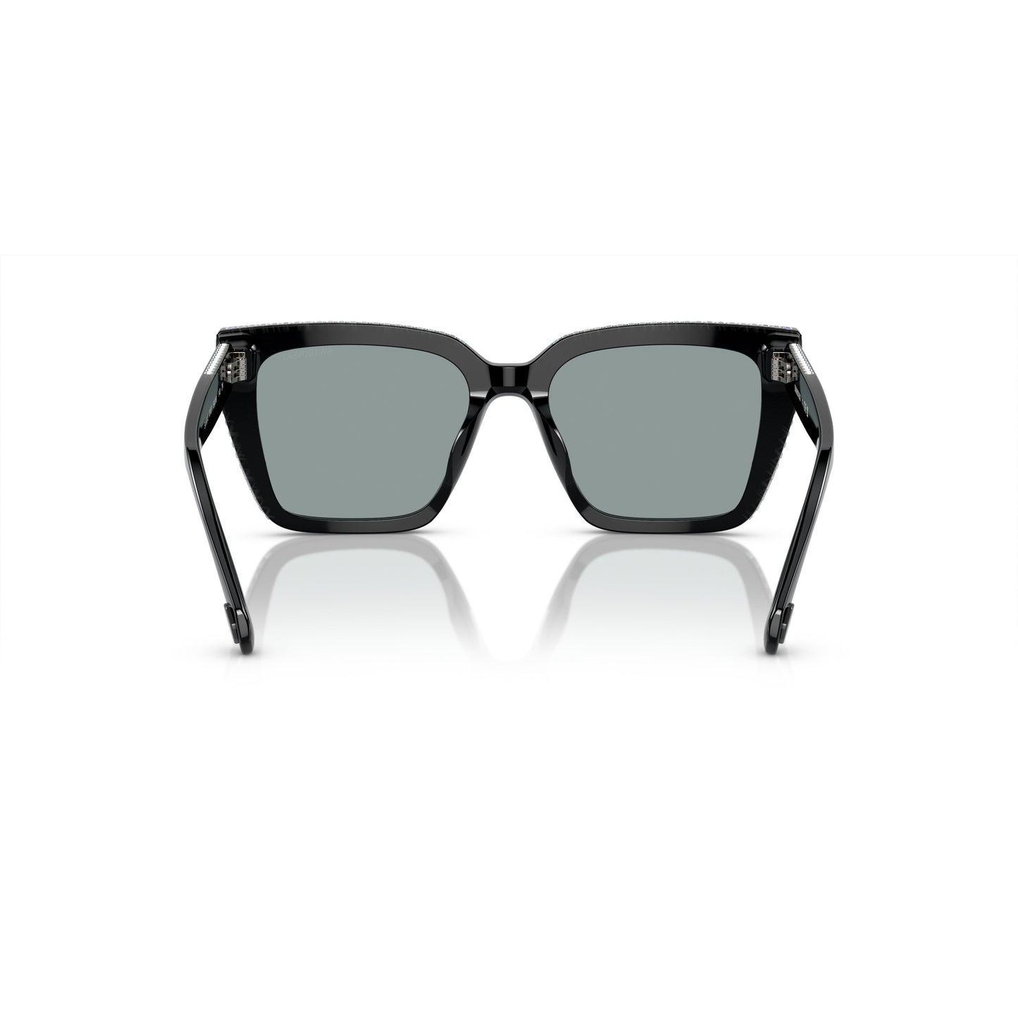 0Sk6013 Oversized Square Frame Sunglasses with Crystal Embellishments