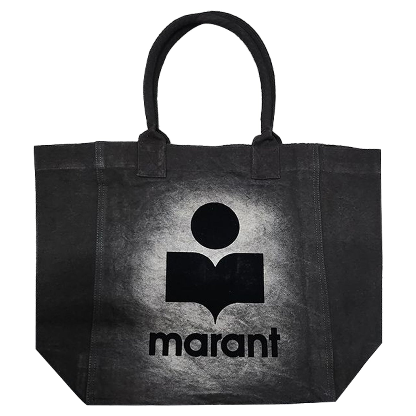 Yenky Embroidered Logo Shopper Bag Faded Black