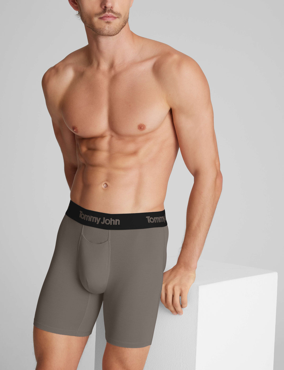 Men's Second Skin Mid-Length Boxer Brief 6"
