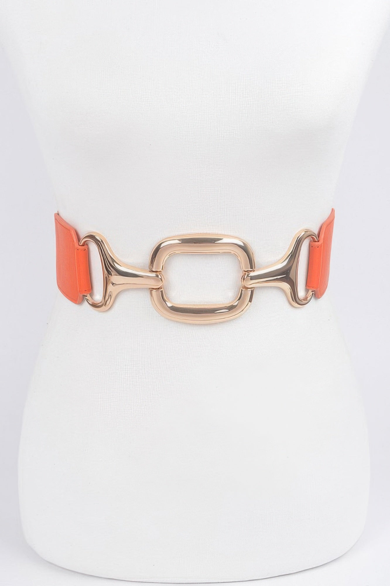 Metal Buckle Stretch Waist Belt