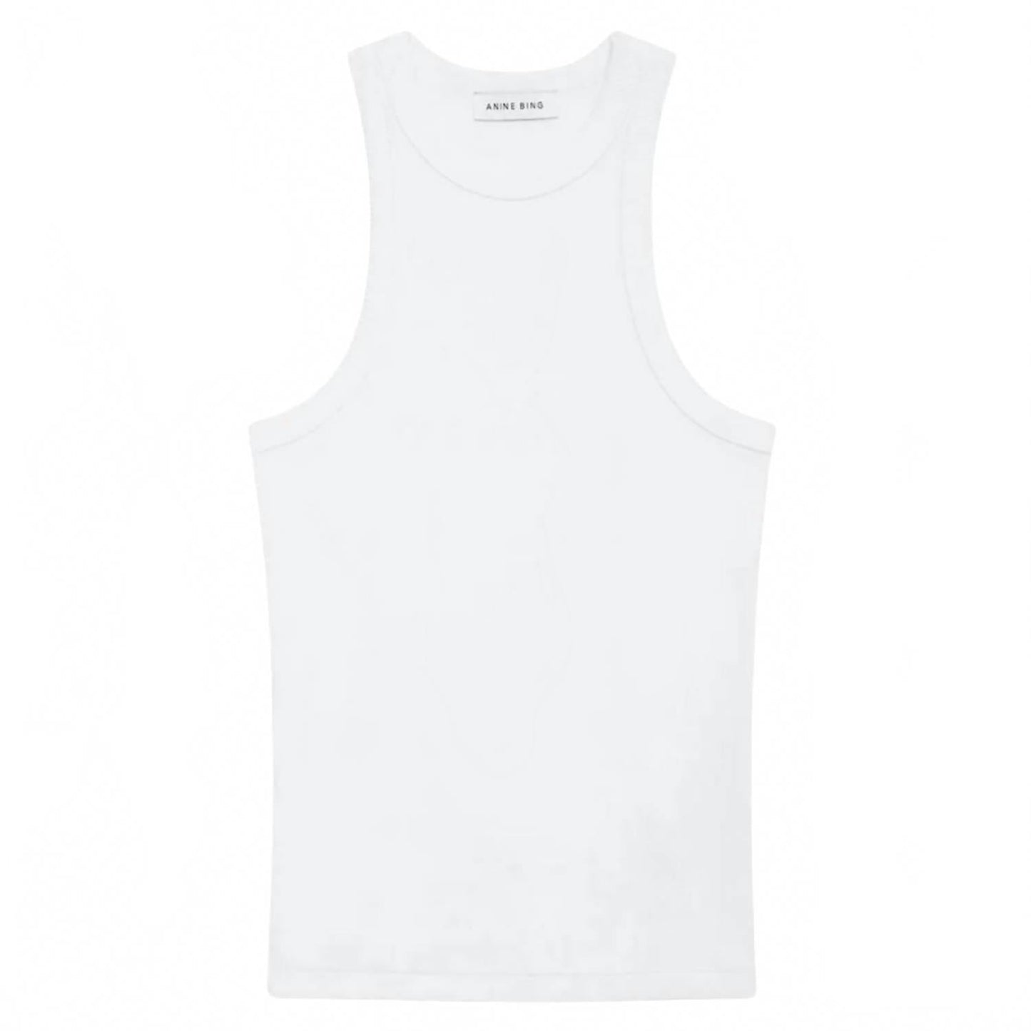 Eva Crewneck Tank Top In White