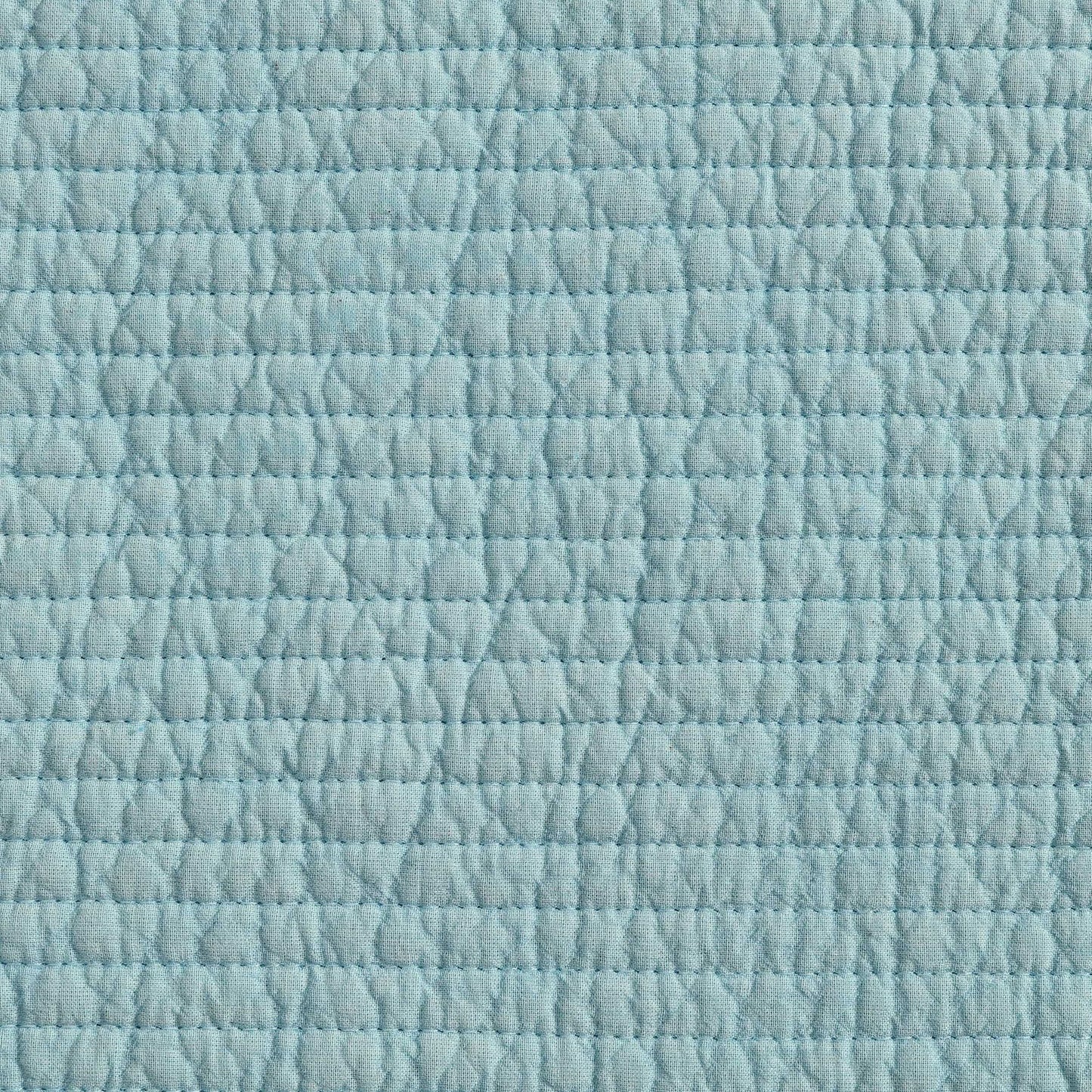 Nautica Seashore Stitch Green King Quilt Set