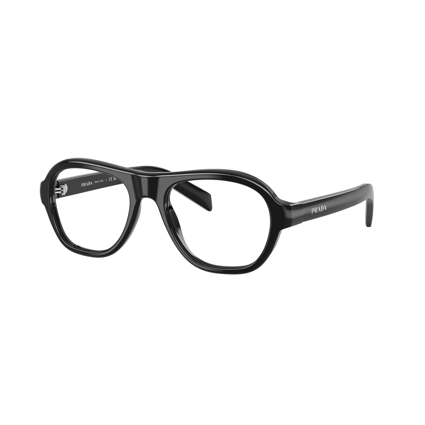 0pr C12v Oversized Rectangular Black Acetate Sunglasses