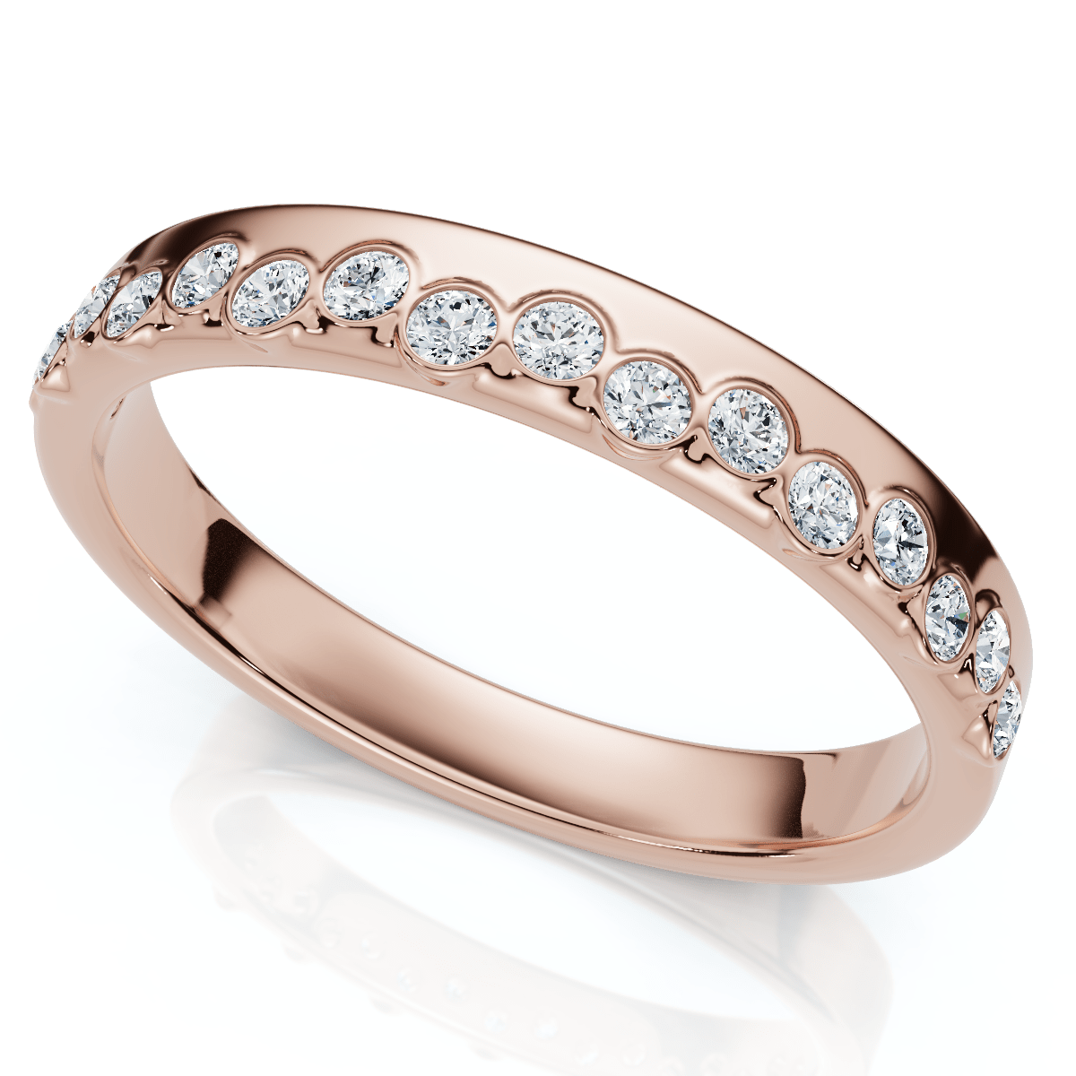1/5Ct TW Diamond Rhythm Anniversary Band Lab Grown