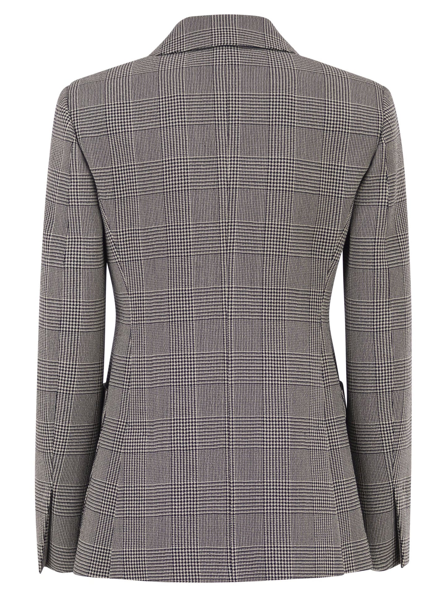 Max Mara Women Mxmaccordo - Double-Breasted Prince Of Wales Virgin Wool Blazer