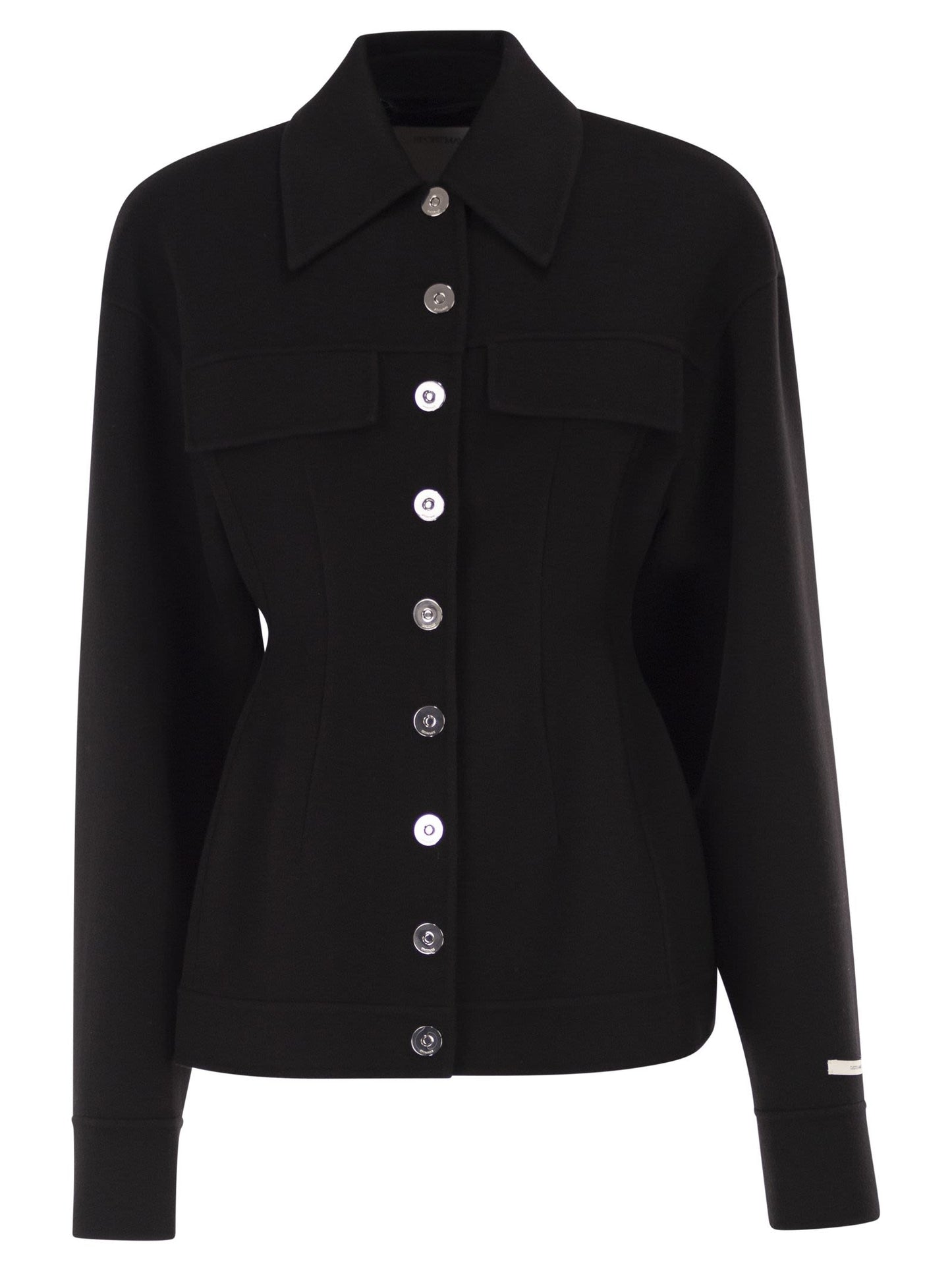 Sportmax Women Spxarena - Tailored Virgin Wool Jacket With Sculpted Silhouette