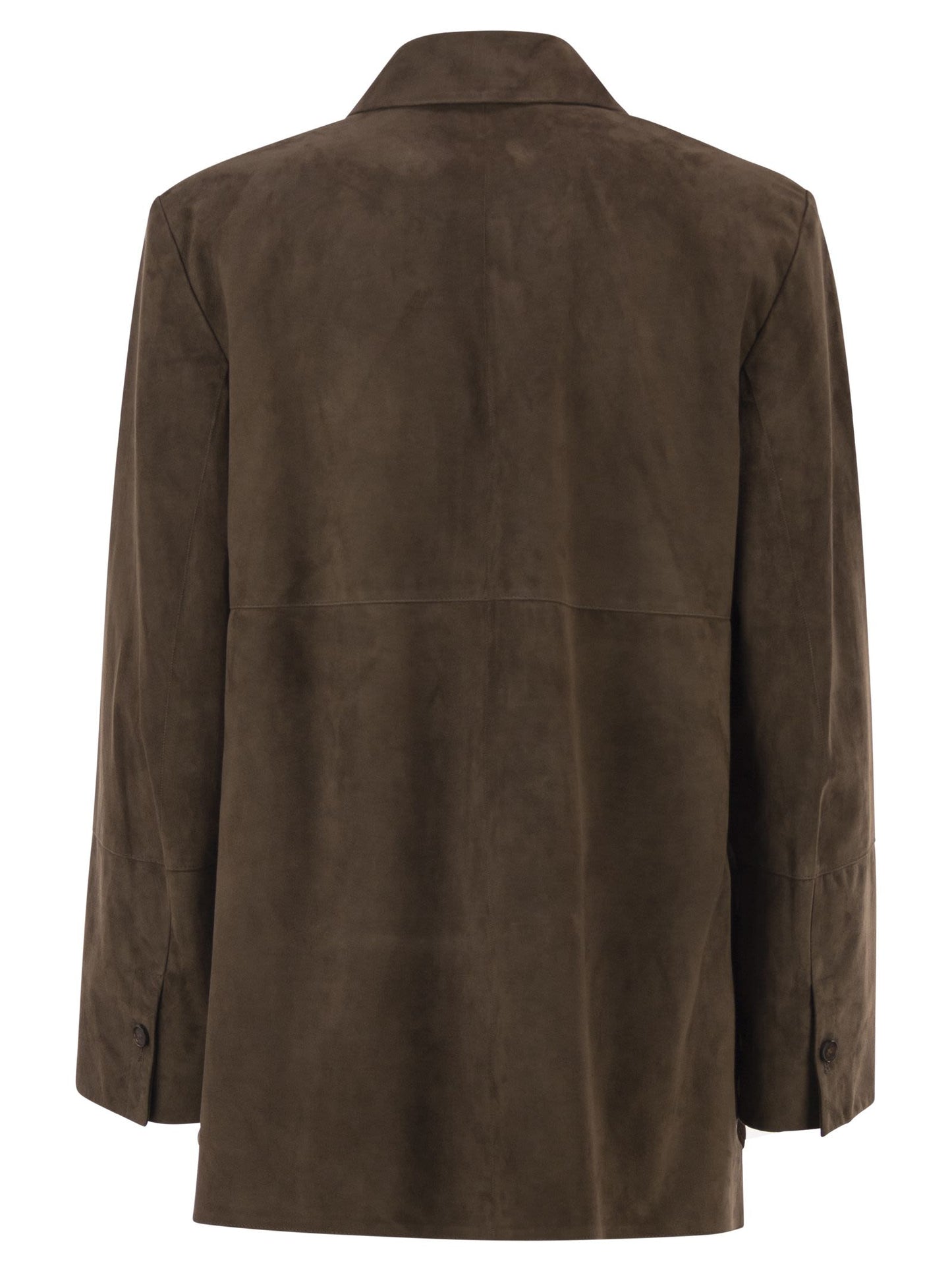 S Max Mara Women Smmgocce - Suede Shirt With Silk Lining