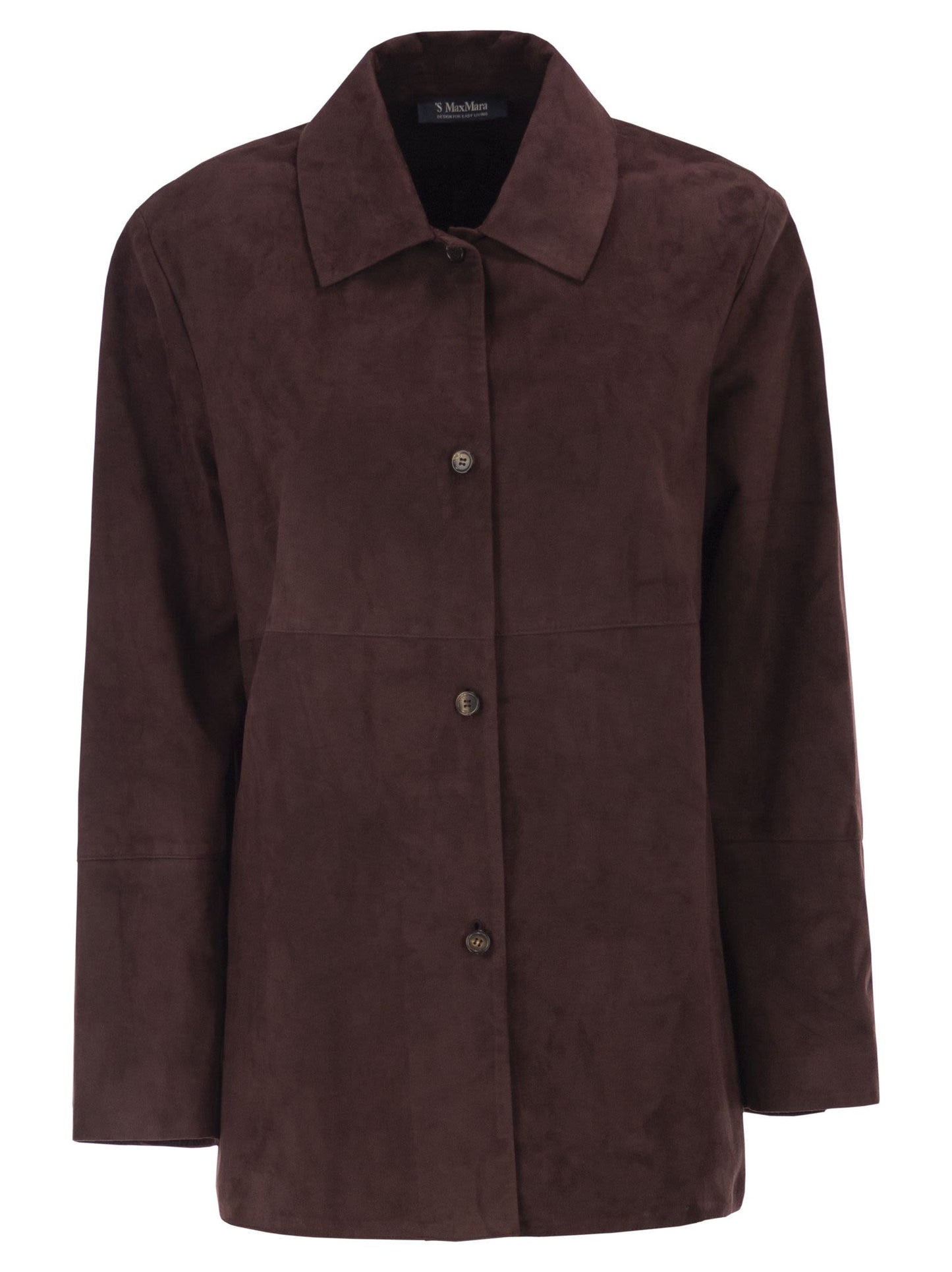 S Max Mara Women Smmgocce - Suede Shirt With Silk Lining