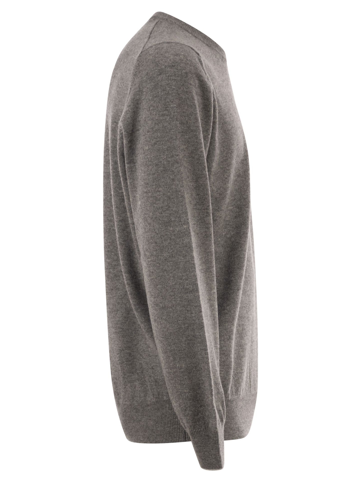 Brunello Cucinelli Men Pure Cashmere Crew-Neck Sweater