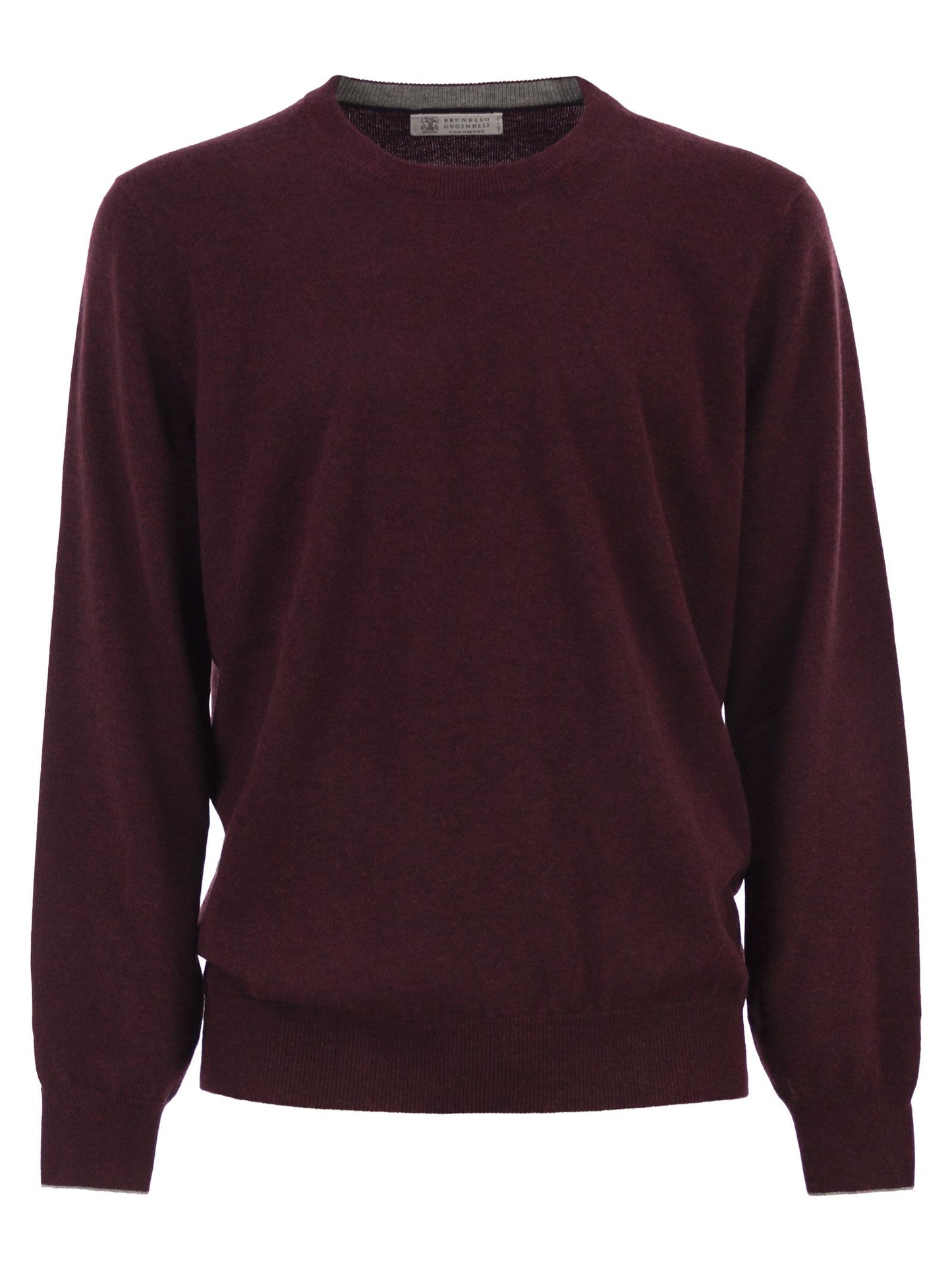 Brunello Cucinelli Men Pure Cashmere Crew-Neck Sweater
