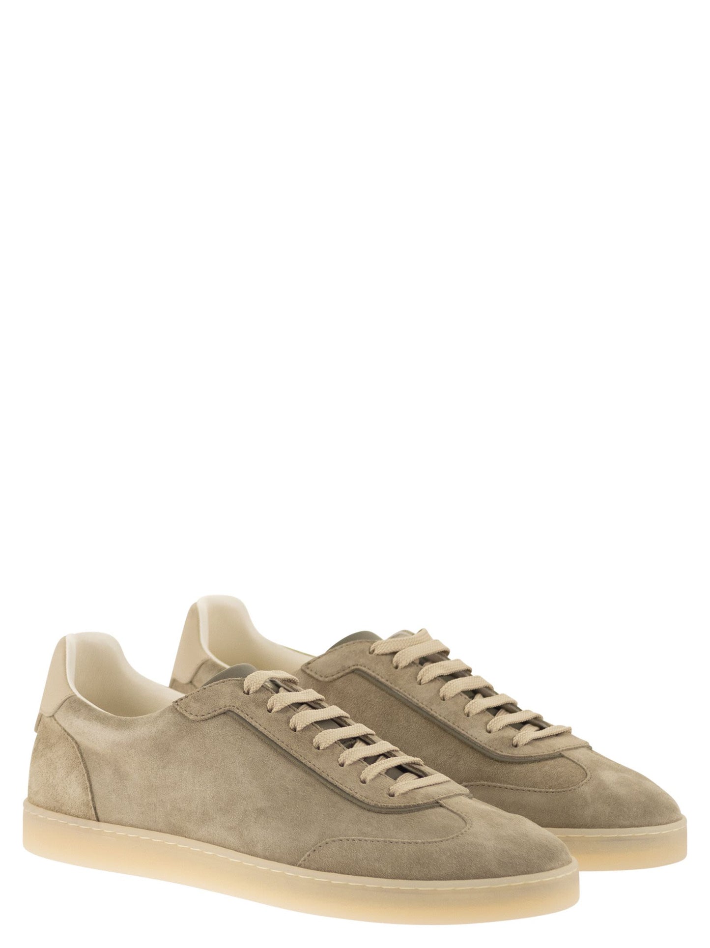 Brunello Cucinelli Men Suede Trainers