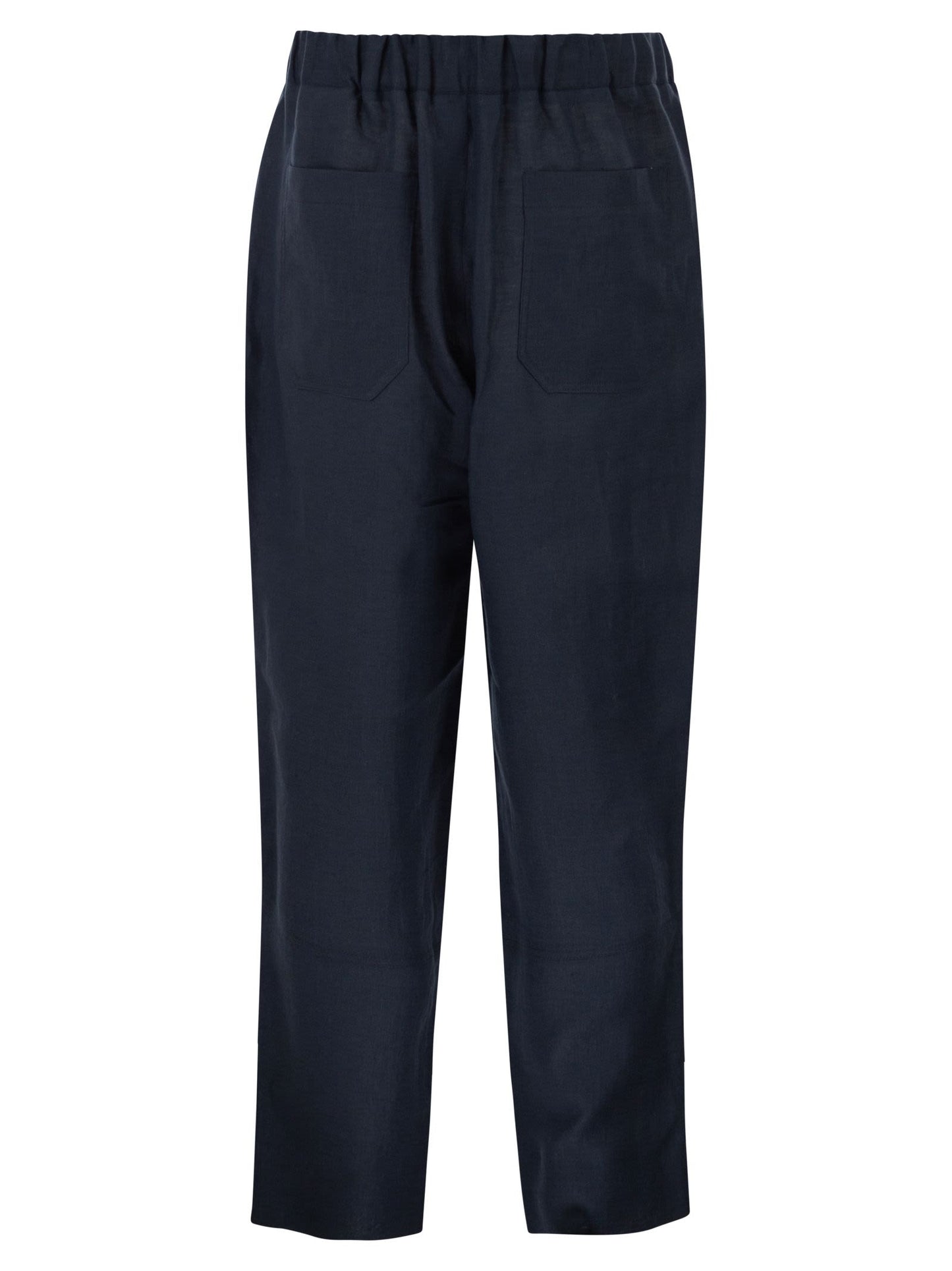 Kiton Men Tailored Linen Drawstring Trousers