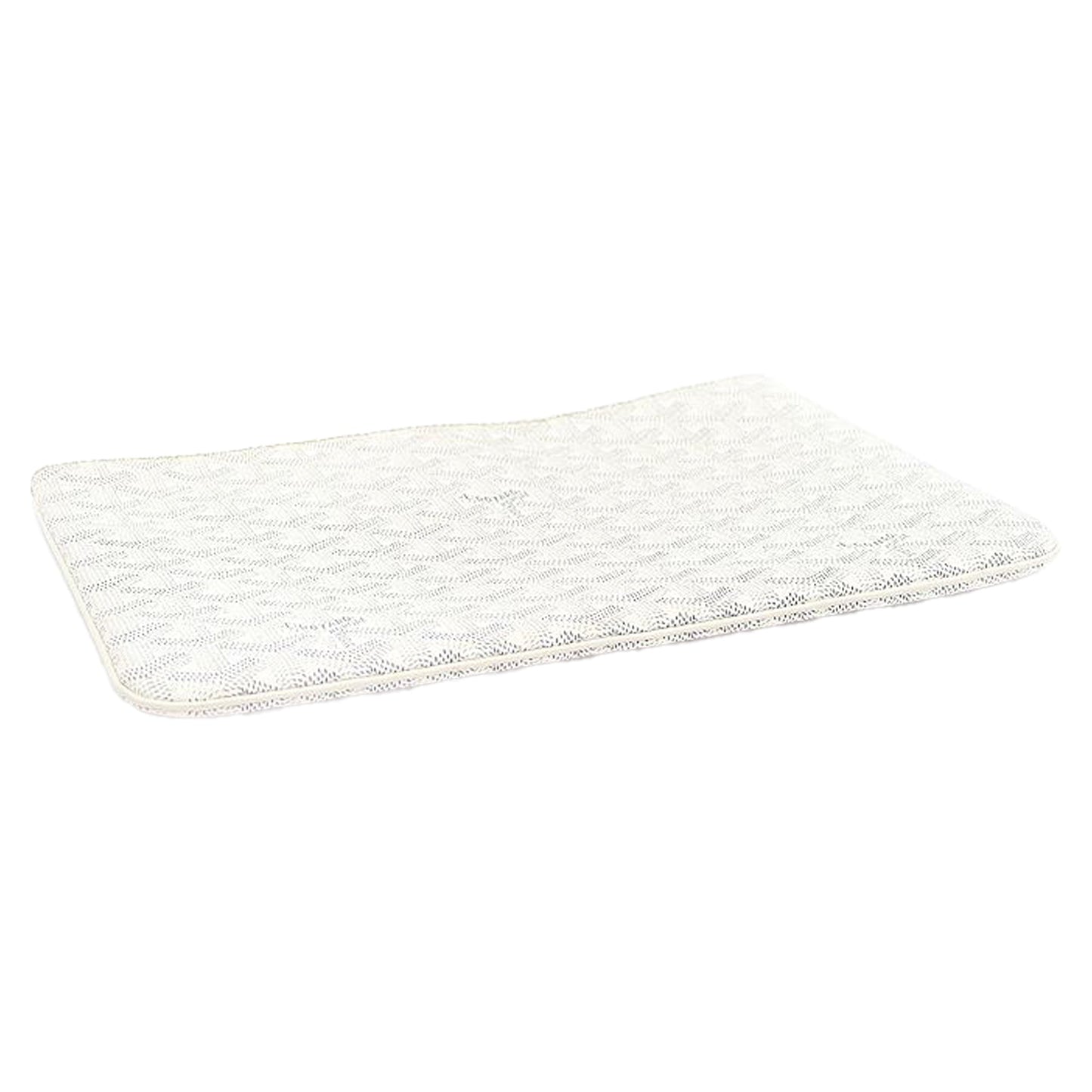 Goyard White Goyardine Canvas Senat Mm Clutch