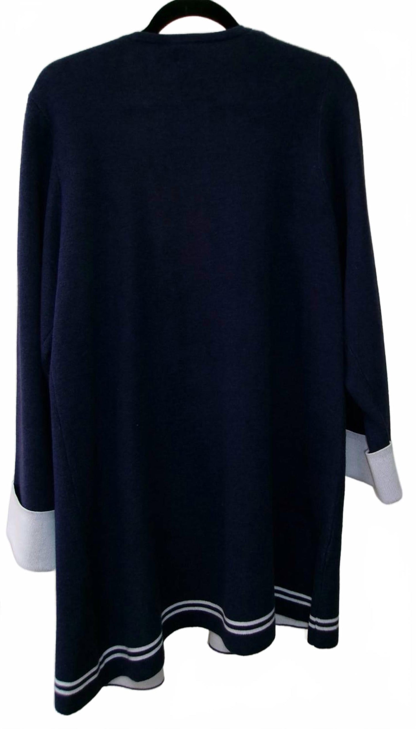 Women's Relaxed Fit Cardigan In Blue