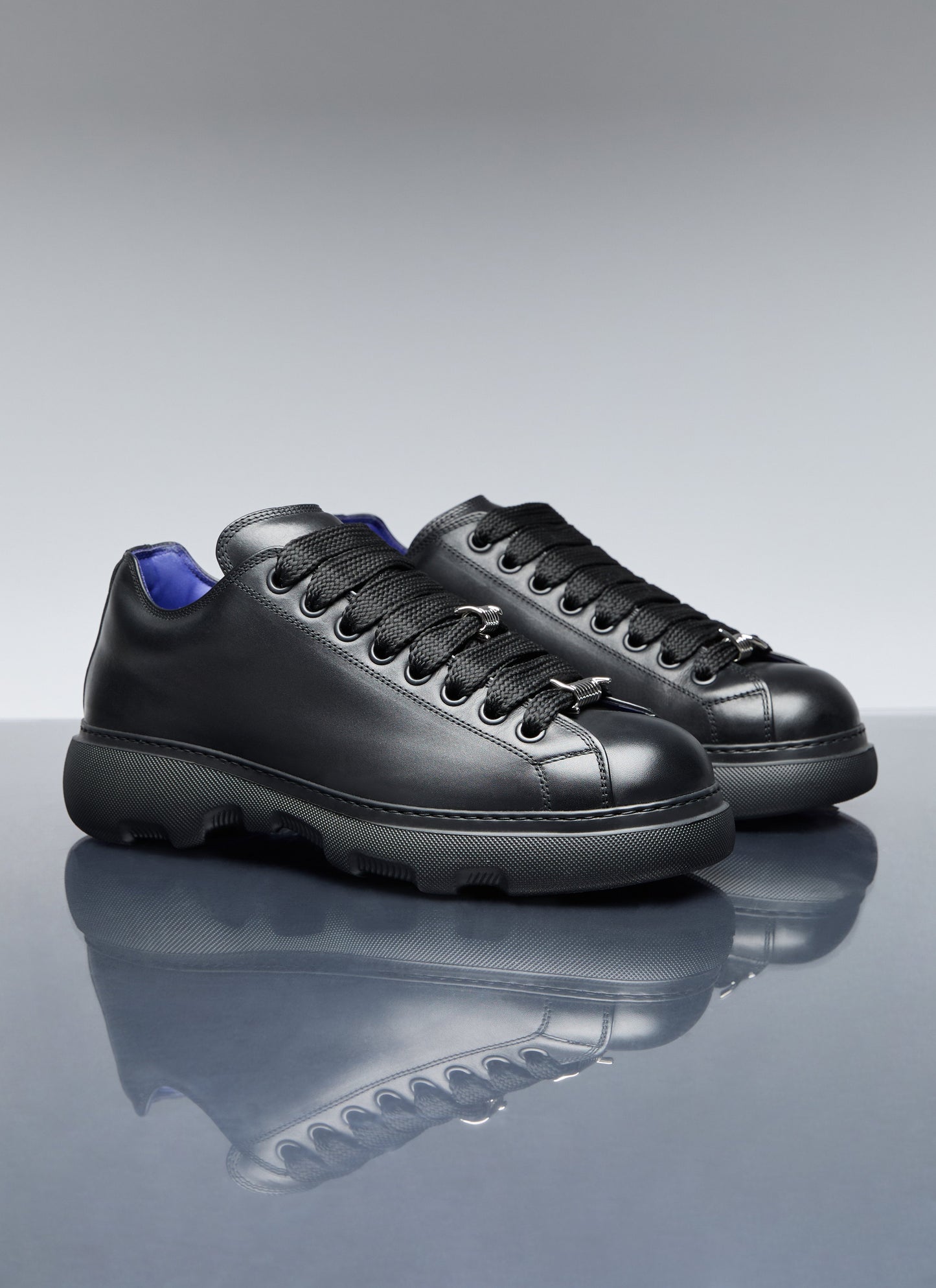 Burberry Men Ranger Leather Sneakers