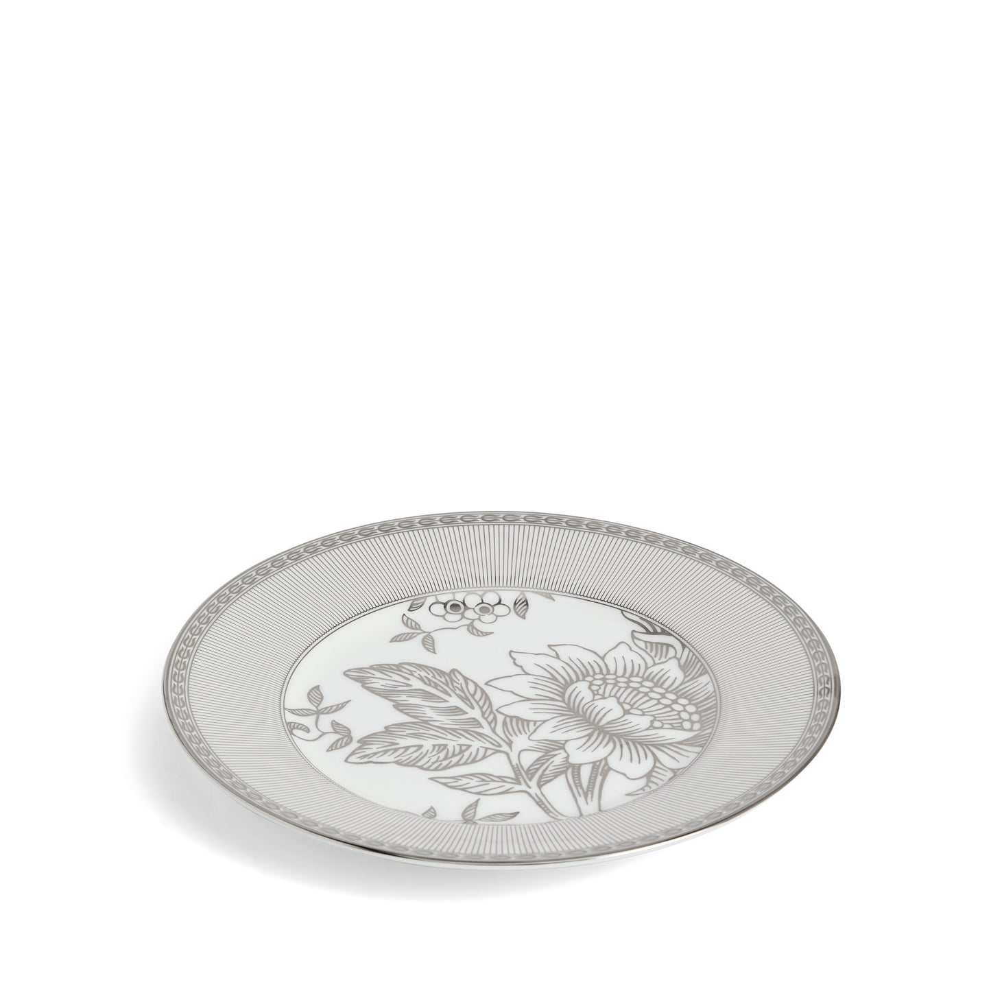 Silver Tonquin Plate 20.6cm 8.1in