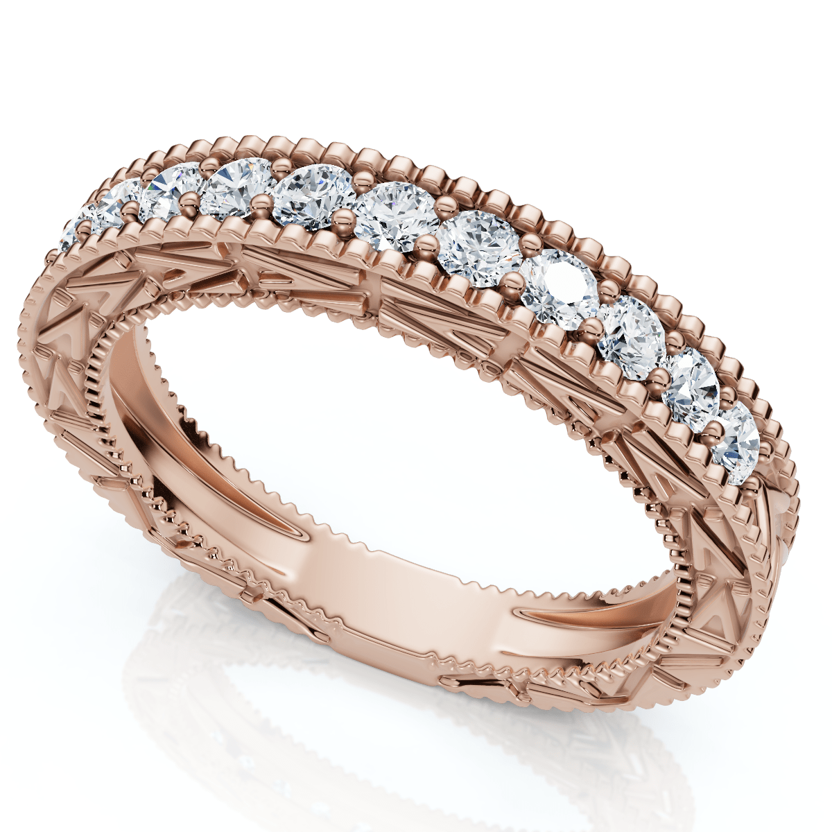 1/3Ct Diamond Stackable Anniversary Wedding Ring 14k Gold or Platinum Lab Grown