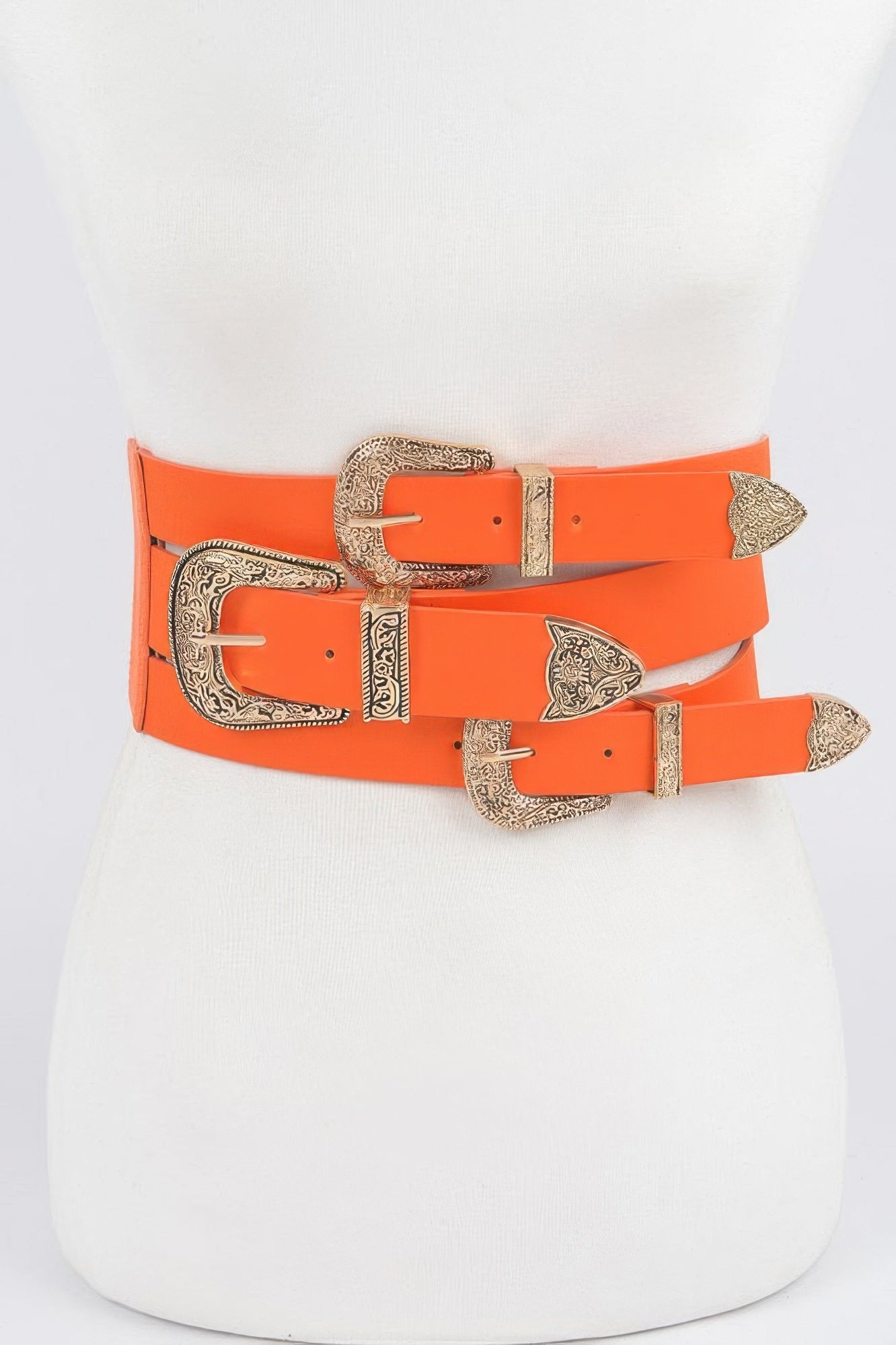 Multi Buckles Elastic Belt