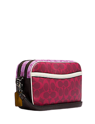 Coach Jes Crossbody in Blocked Signature Canvas