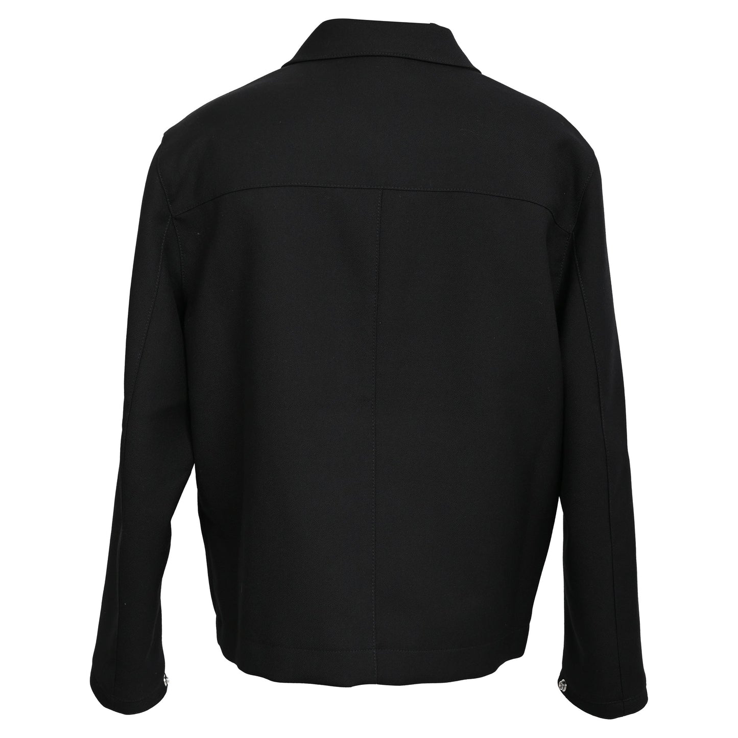 Sandro Paris Zip-Up Jacket in Black Polyester