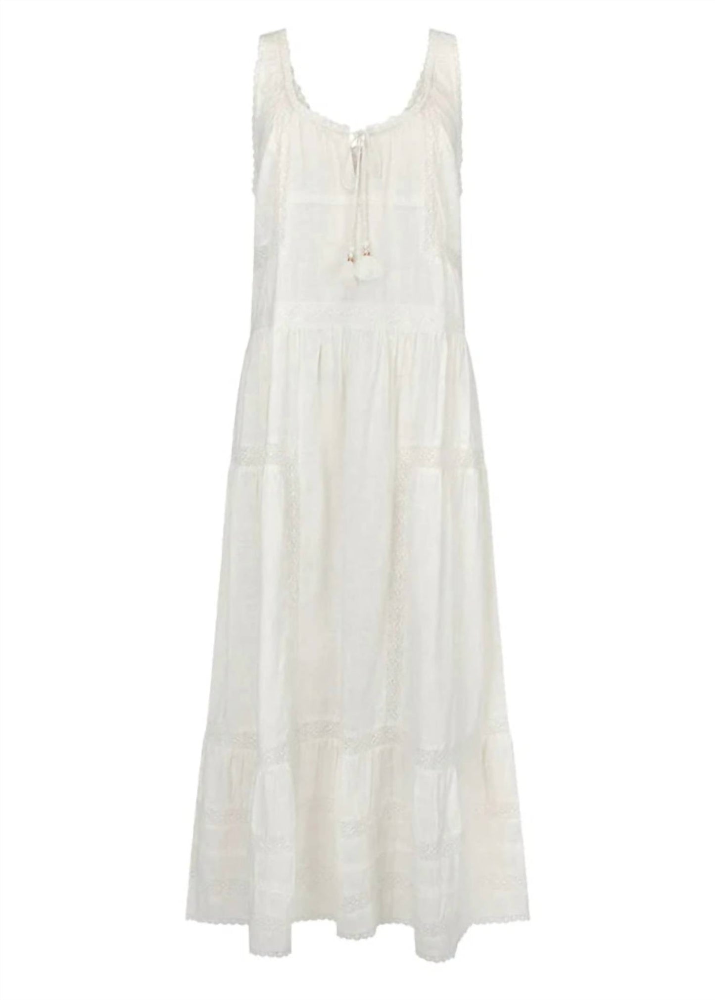 Serendipity Lace Sundress In Jasmine