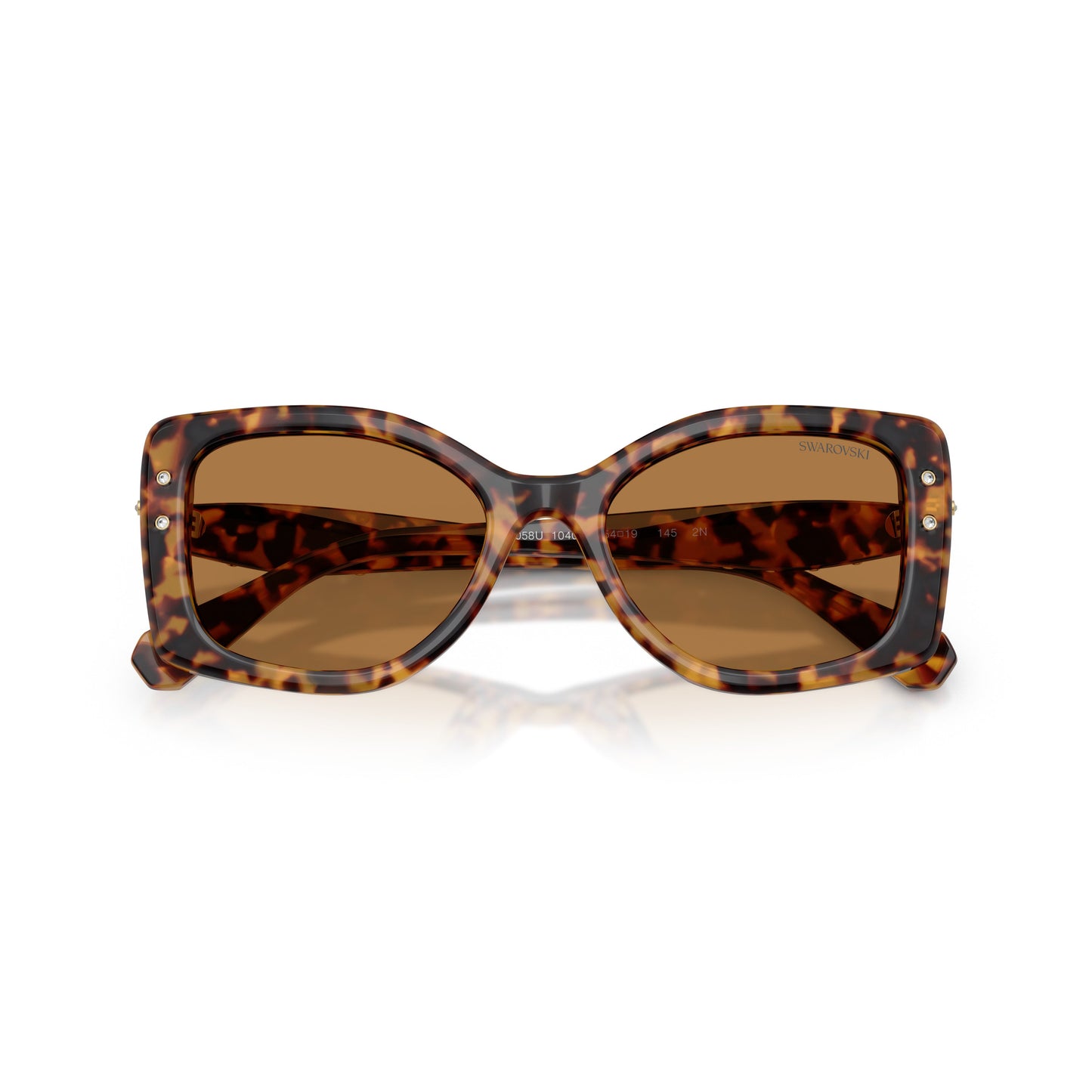 0Sk6058U Oversized Square Frame Sunglasses with Tortoiseshell Acetate