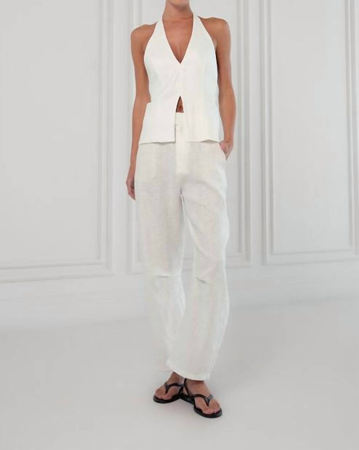 Hania Pant In Off White