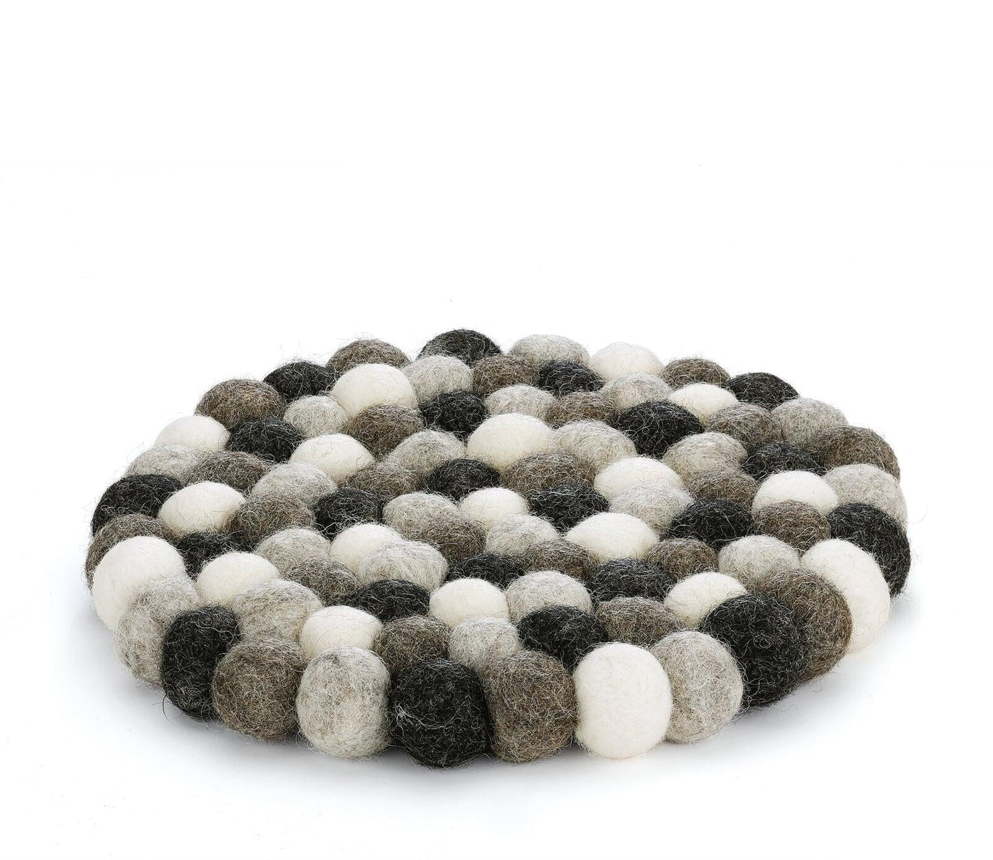 Cilio Fair Trade Virgin Sheep Wool Trivet, Handcrafted in Nepal, 8.5-Inch Round