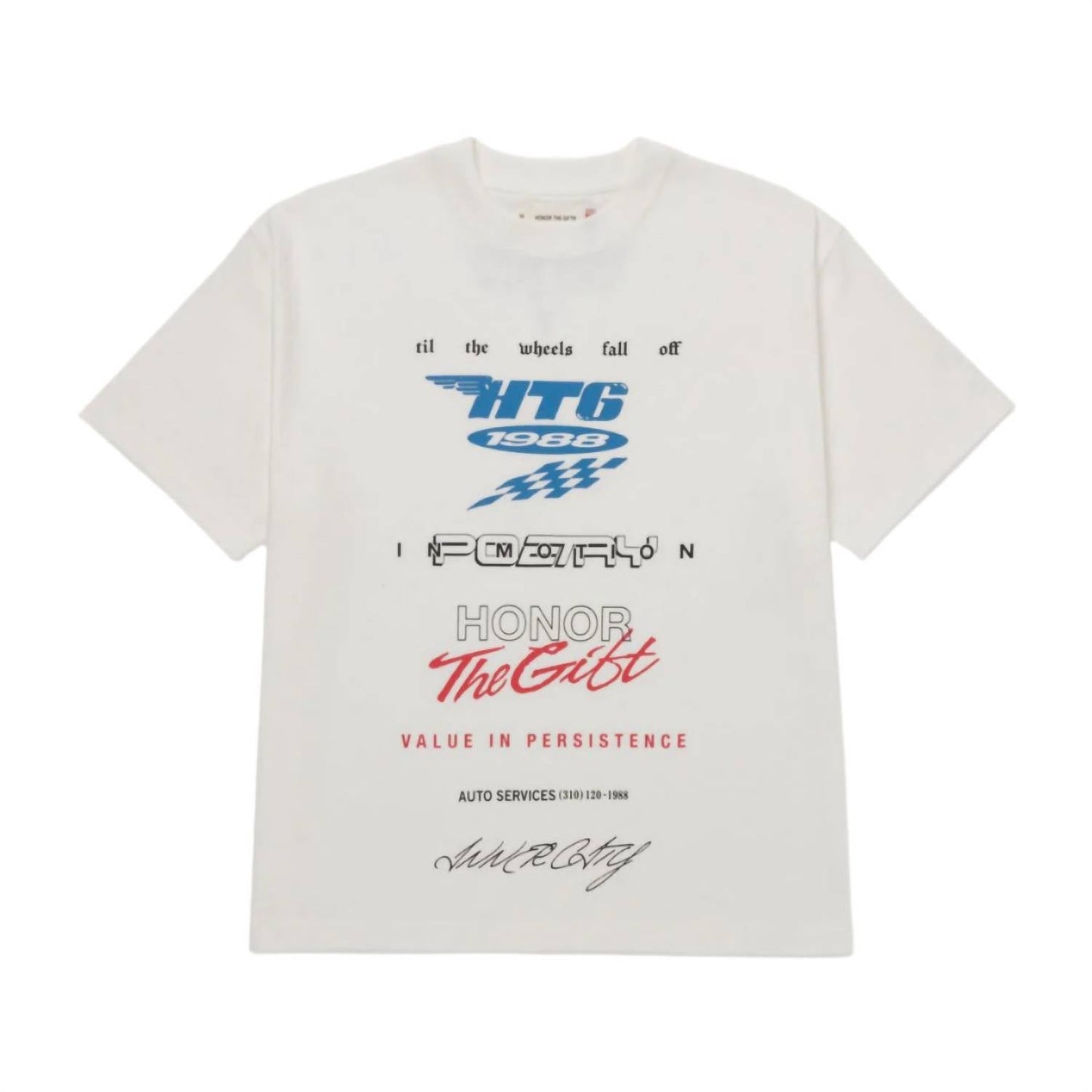 Men's Persistance Race Tee In White