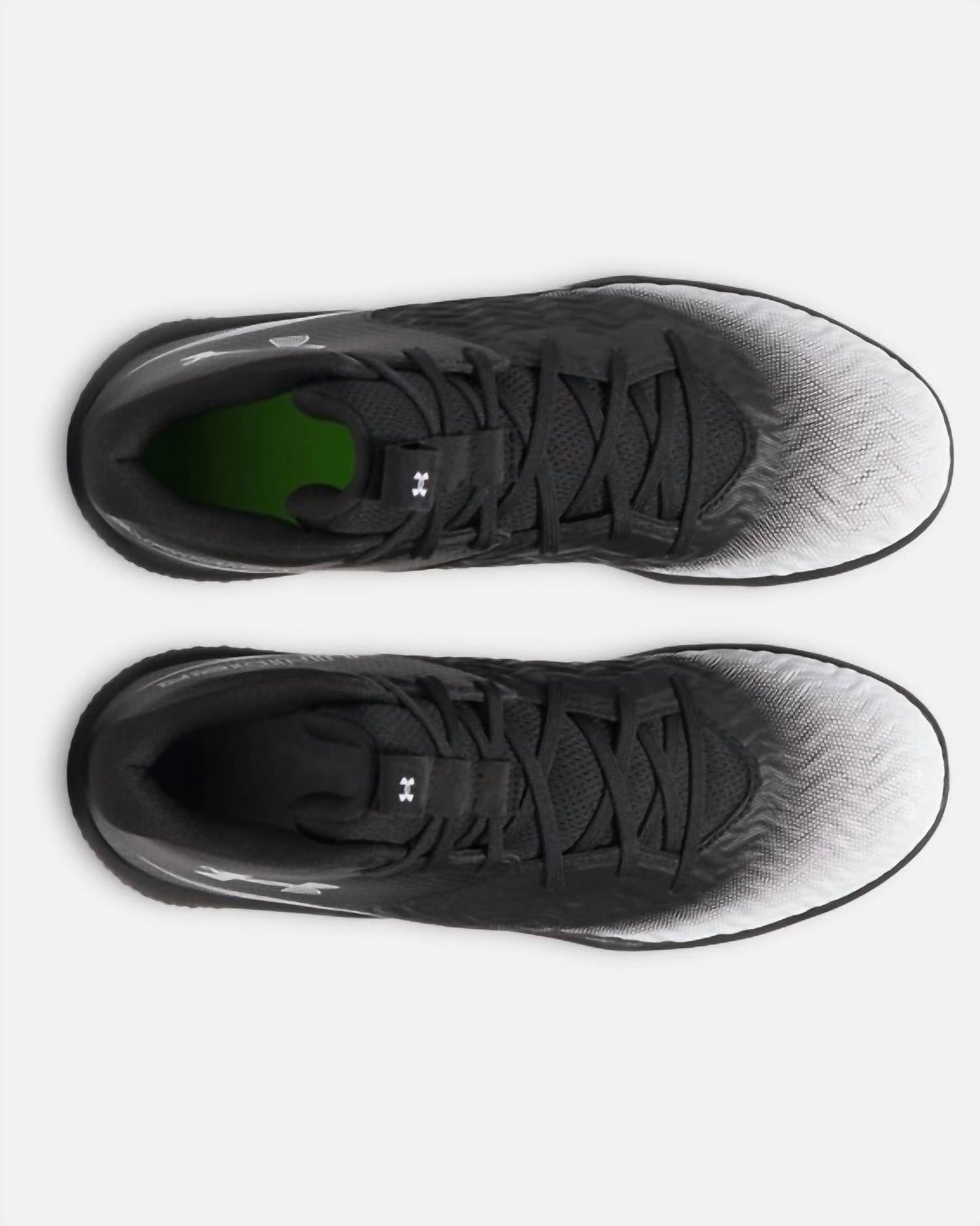 Men's Spotlight Mid Football Cleats In Black / White