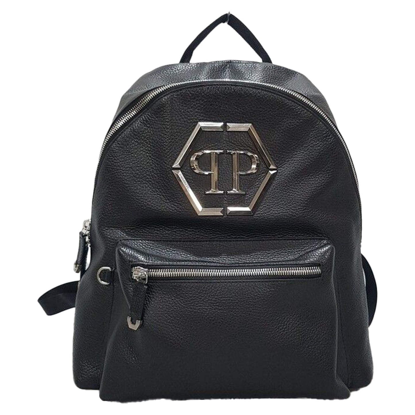 Black Leather Backpack