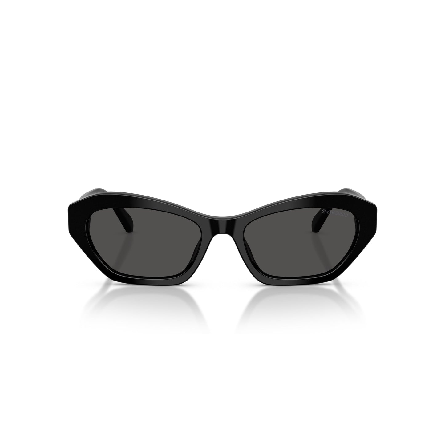0Sk6048 Angular Sunglasses with Crystal Embellishment