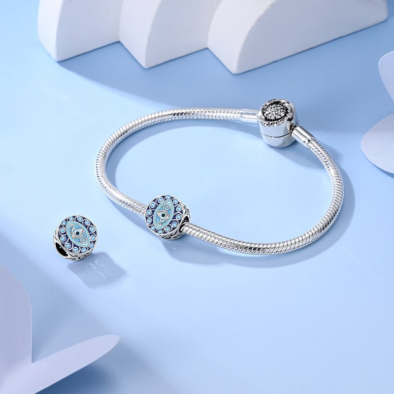 Evil Eye Round Charm
