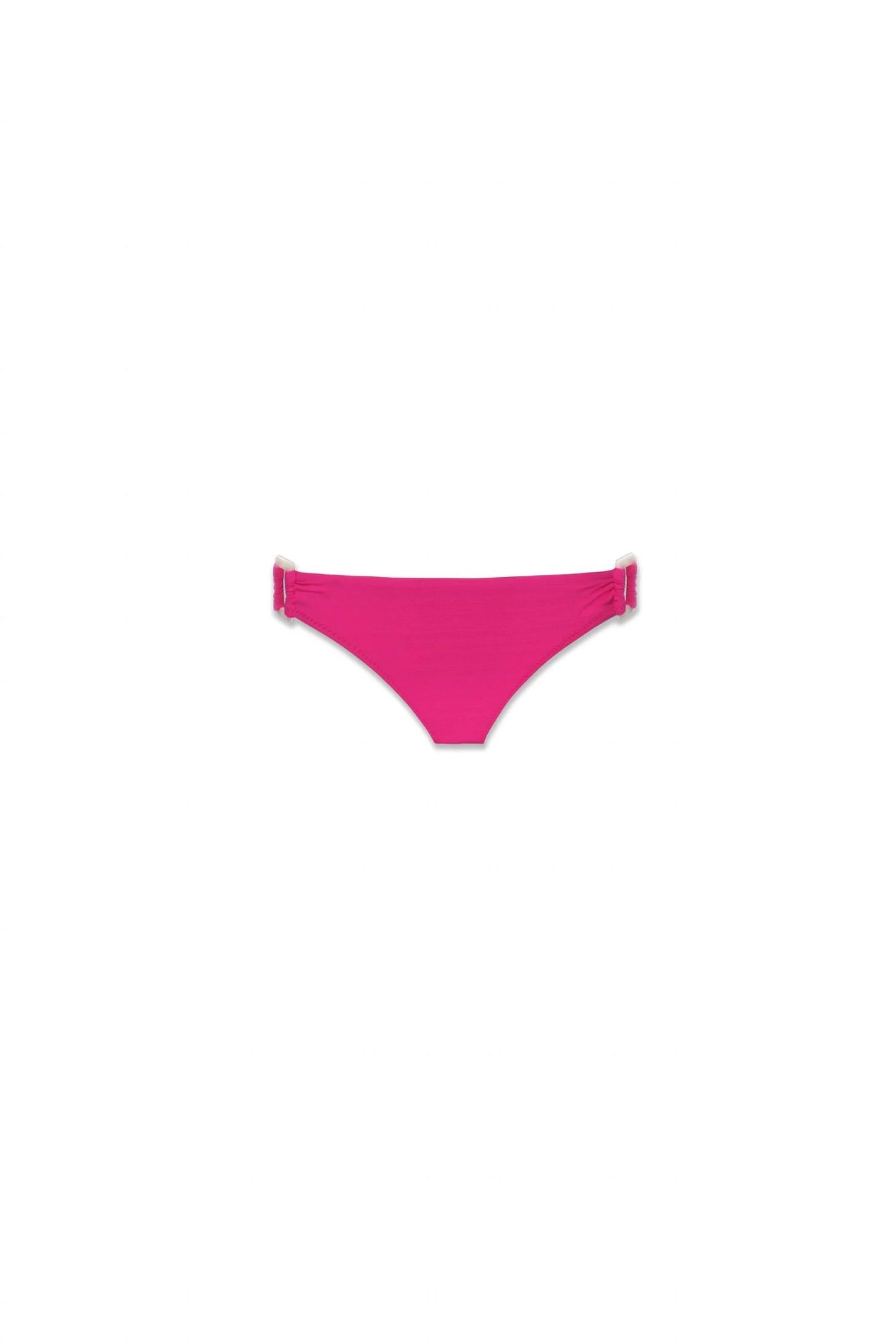 Shell Hipster Swim Bottom In Textured Lotus Pink