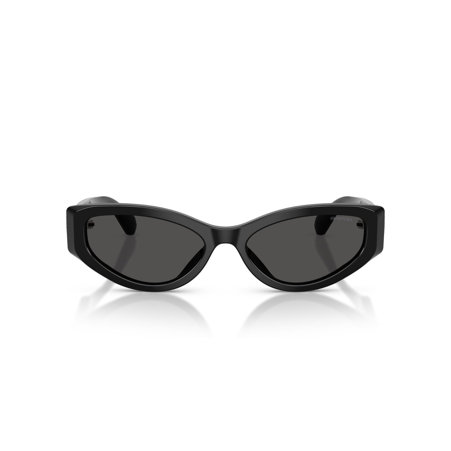 0Sk6045U Cat-Eye Sunglasses with Glossy Black Acetate Frame