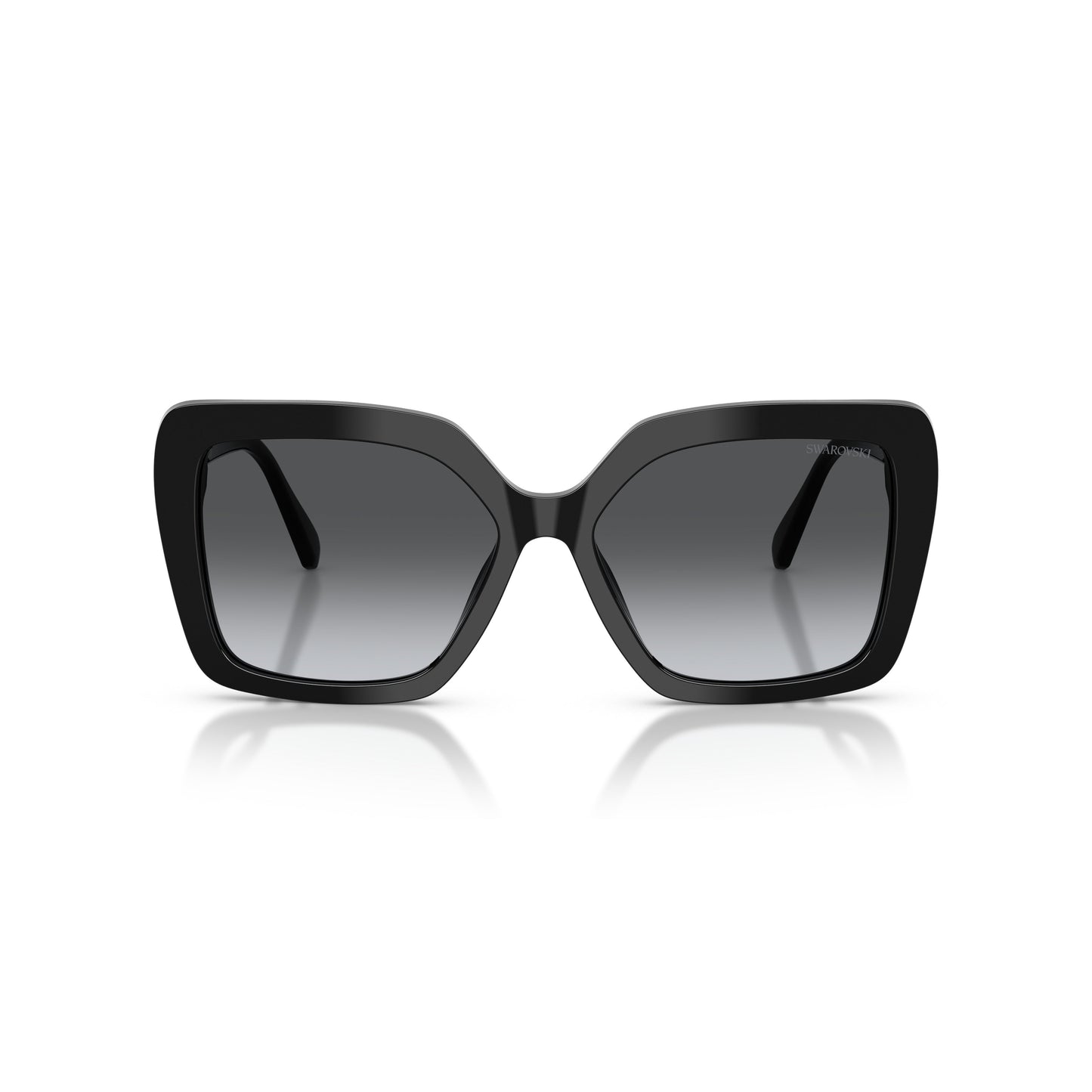 0Sk6049 Oversized Square Sunglasses with Gold Accents