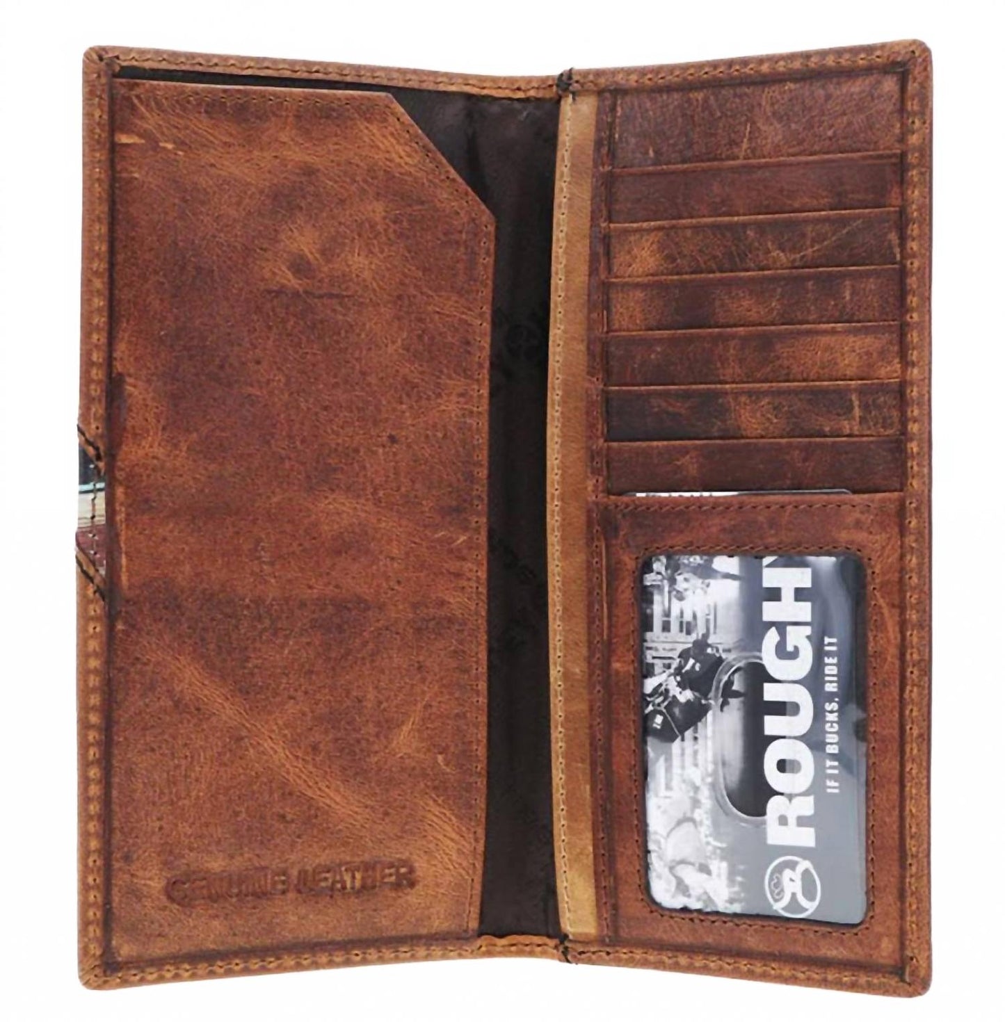 Serape Rodeo Wallet In Brown/multi